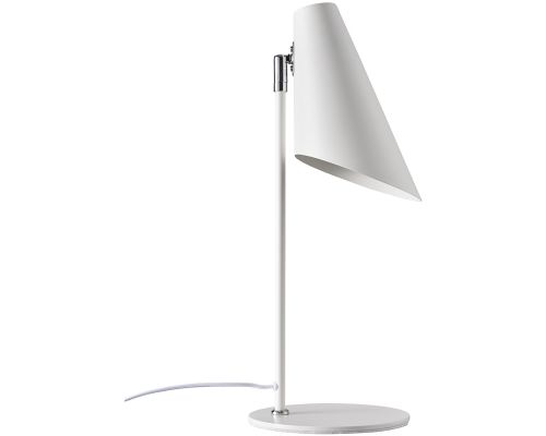 Dyberg Larsen Cale mat hvid bordlampe billede 1