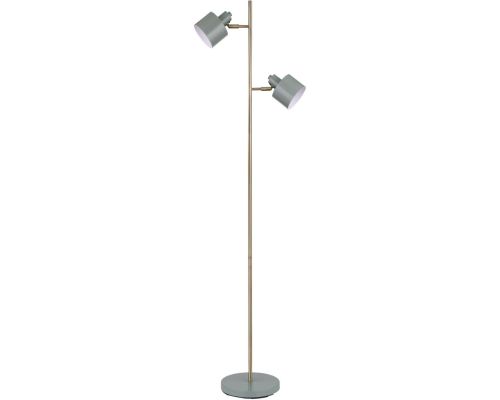 Dyberg Larsen Ocean oliven/messing gulvlampe billede 1