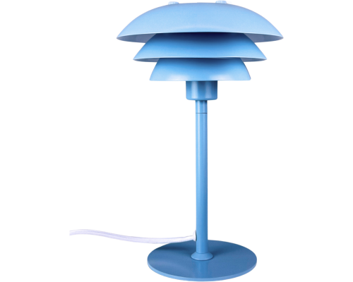 Dyberg Larsen Sixteen isblå bordlampe billede 1