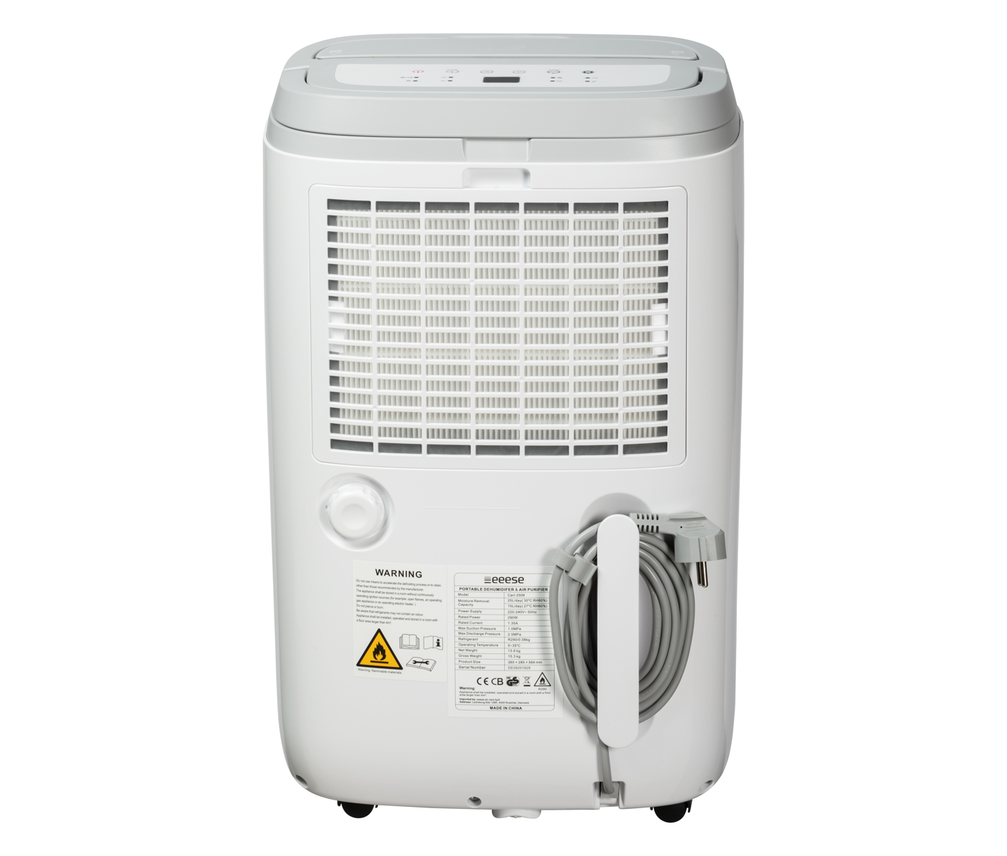 Eeese Carl 25 L  Affugter - Farve:  Hvid billede 2