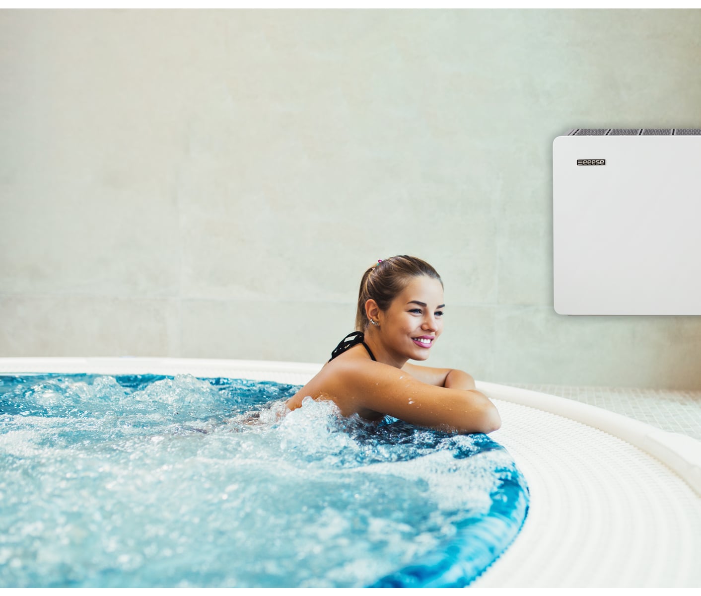 Eeese Axel Pool 50 Inverter Affugter - Farve:  Hvid billede 3