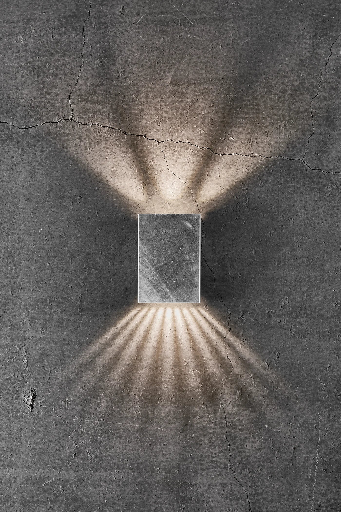 Fold 10 Væglampe LED IP54, Galvaniseret stål - Nordlux billede 3