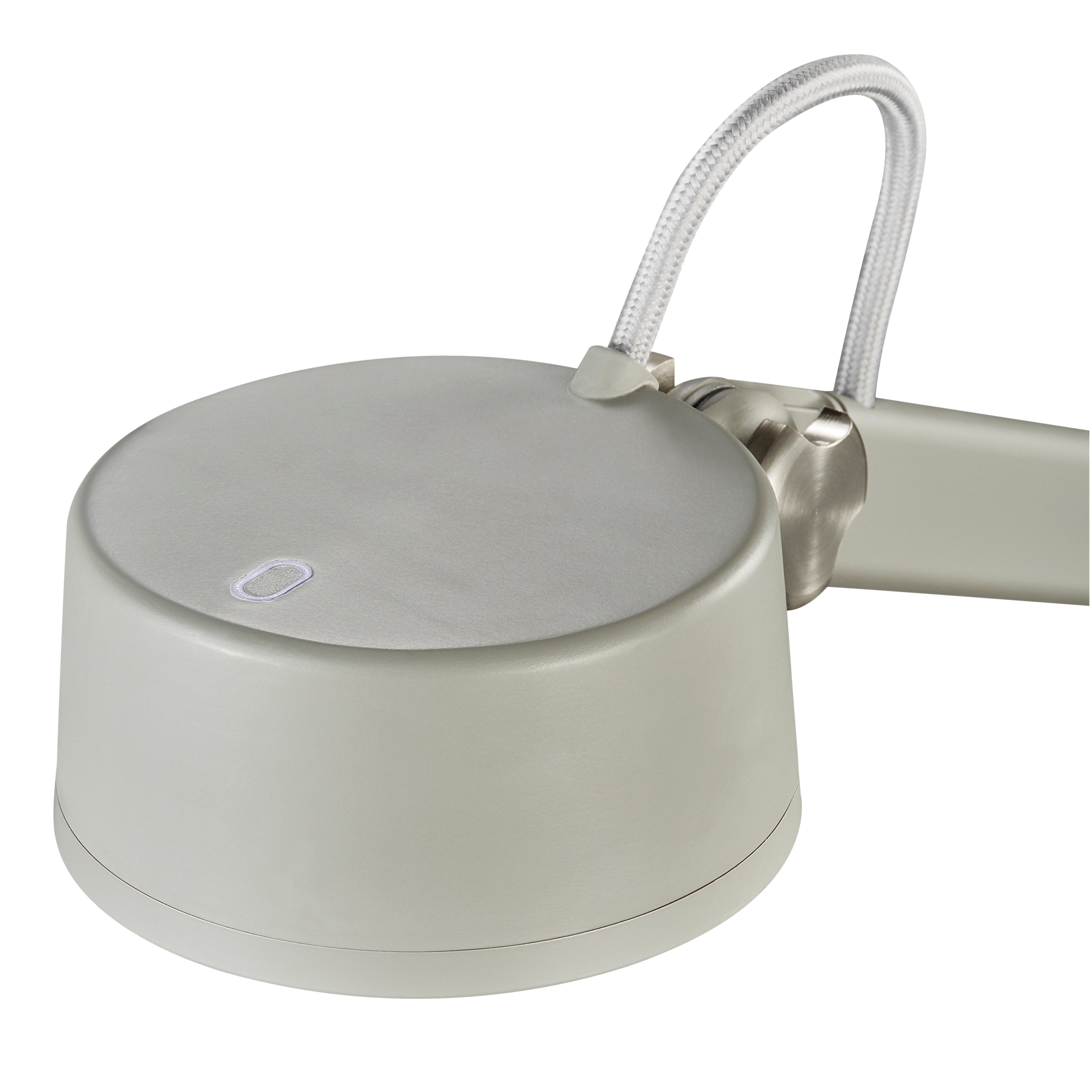 Nobu LED grå bordlampe billede 4
