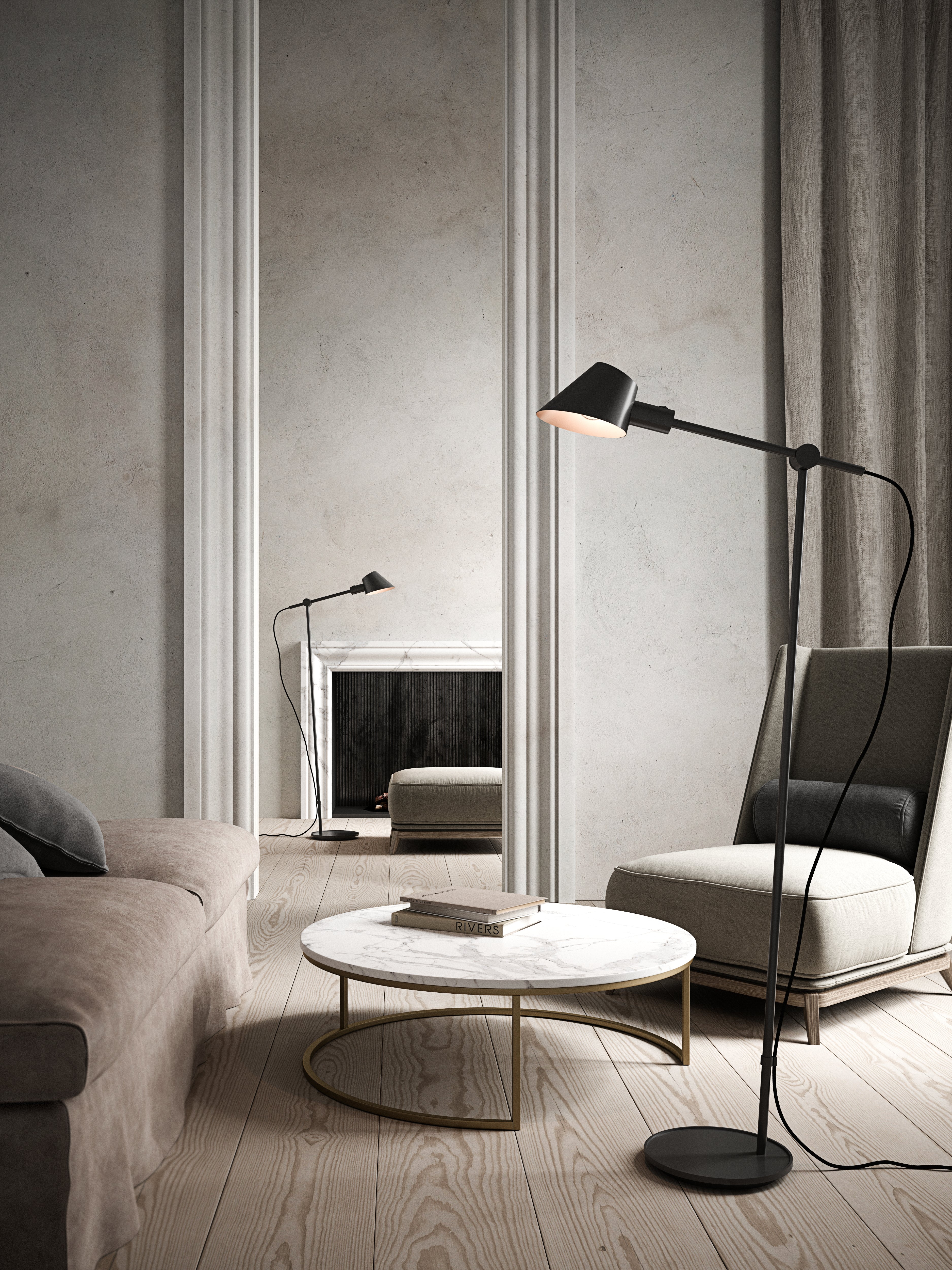 Stay E27 sort gulvlampe billede 3
