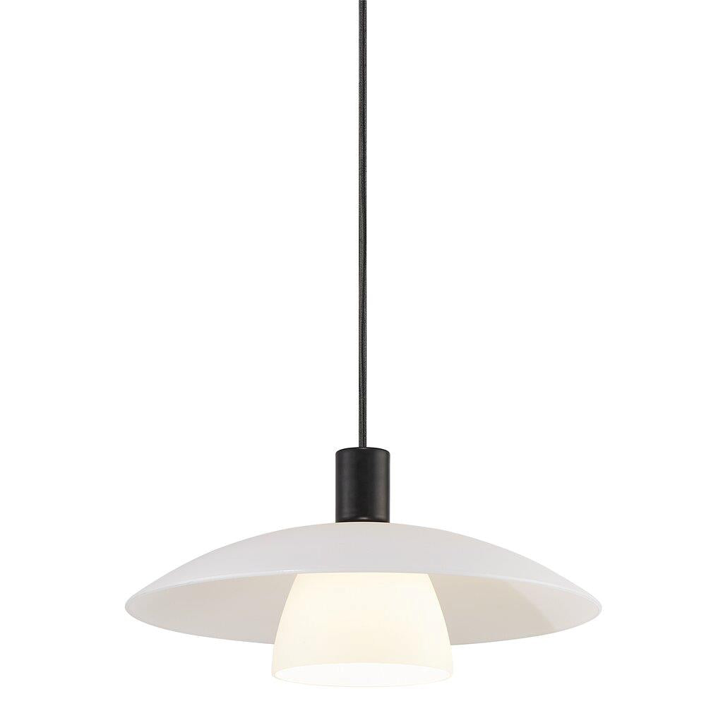 Verona E27 Pendel Sort/Opal billede 3