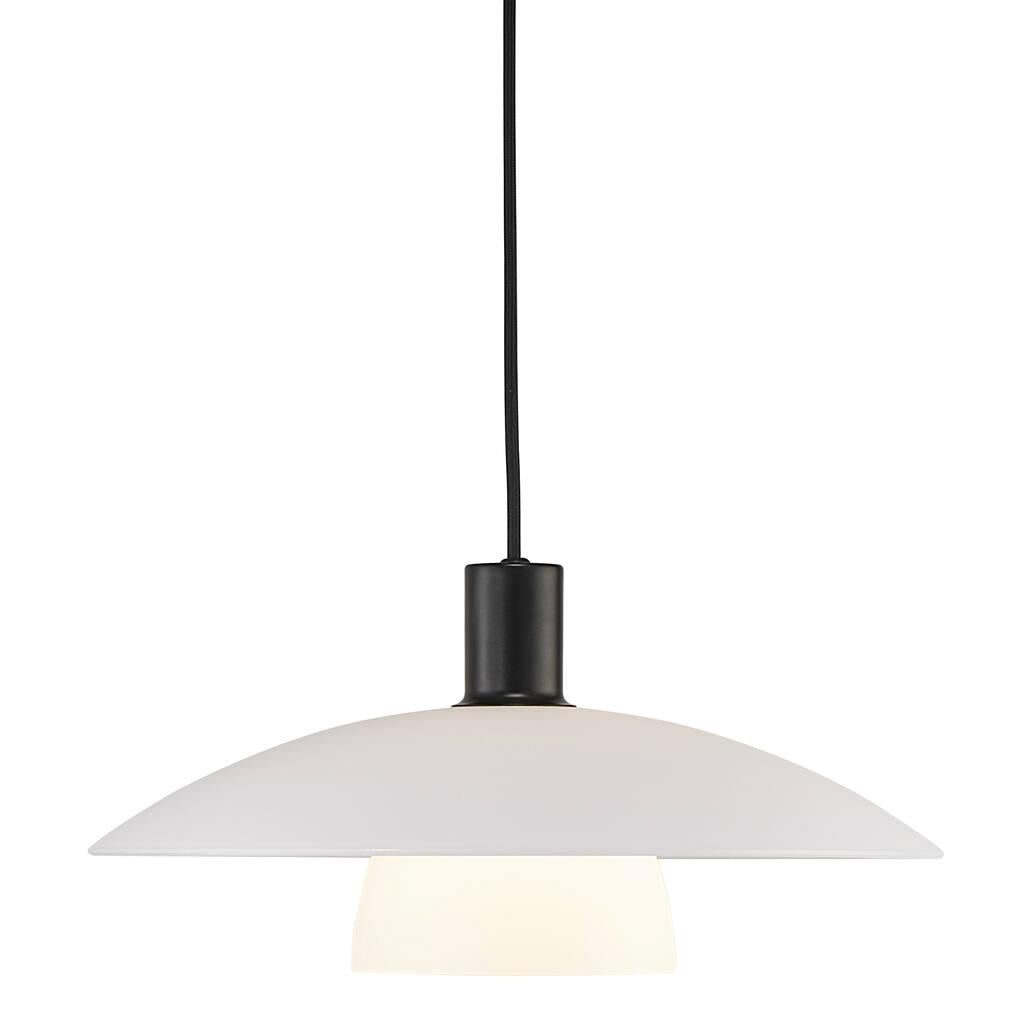 Verona E27 Pendel Sort/Opal billede 2