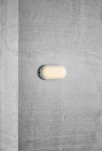 Nordlux - Cuba Energy Oval LED Væglampe, Hvid billede 3