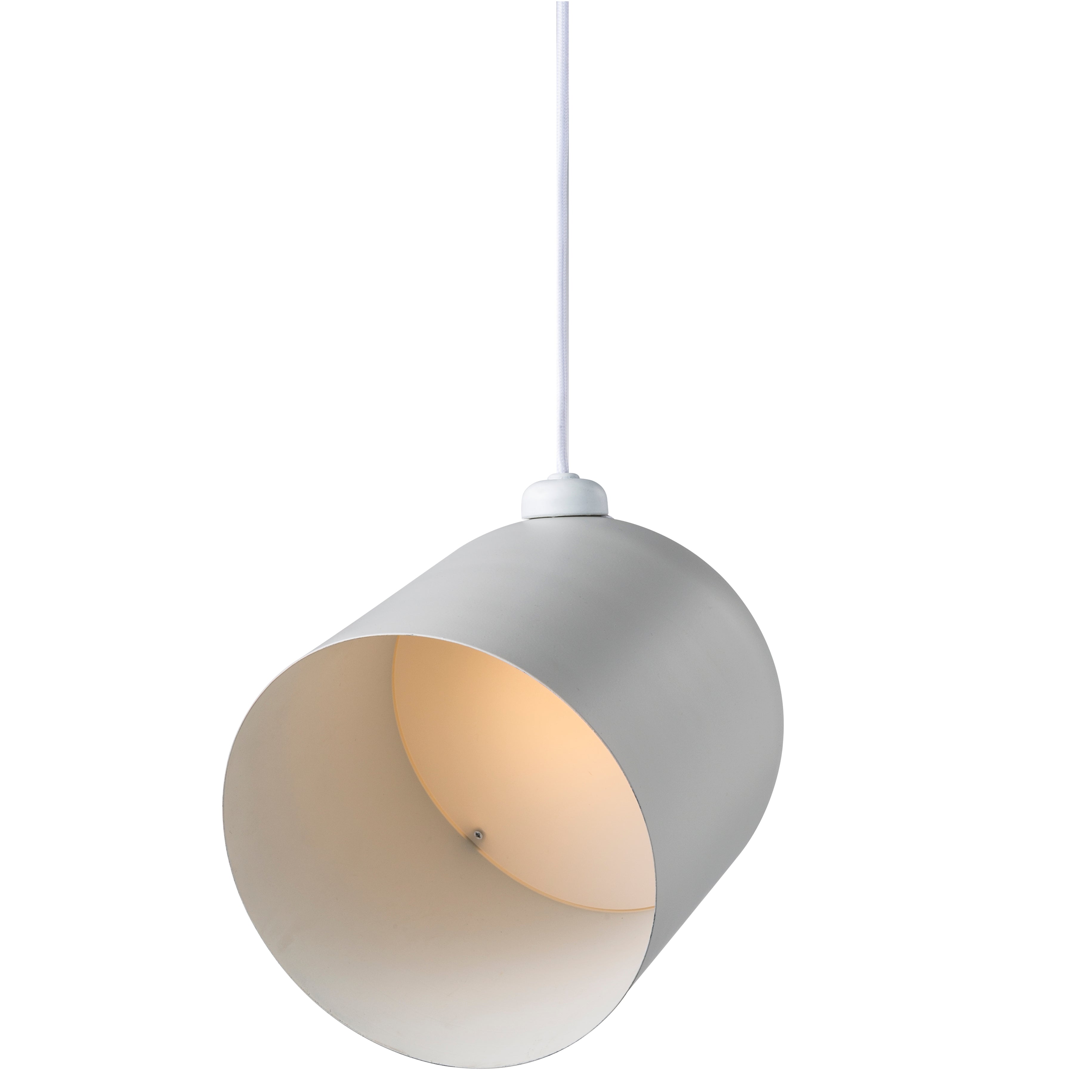 Angle E27 hvid pendel billede 2