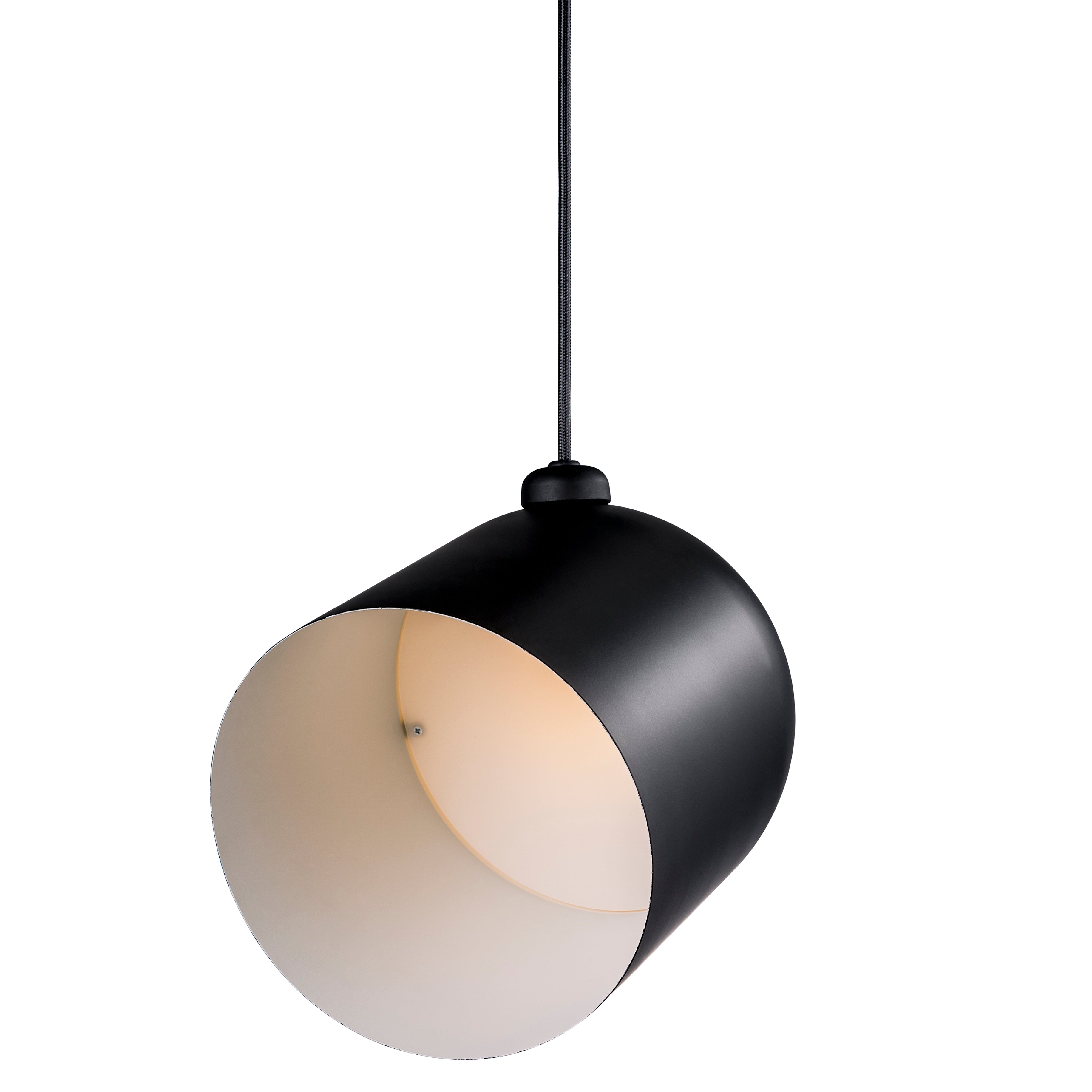 Angle E27 sort pendel billede 2