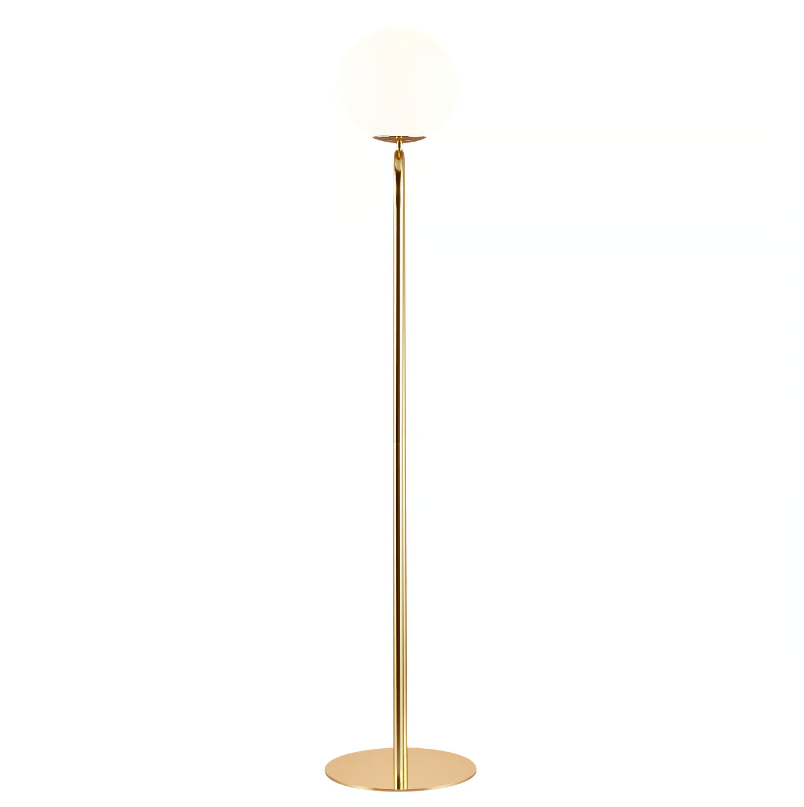 Shapes E27 messing gulvlampe billede 2