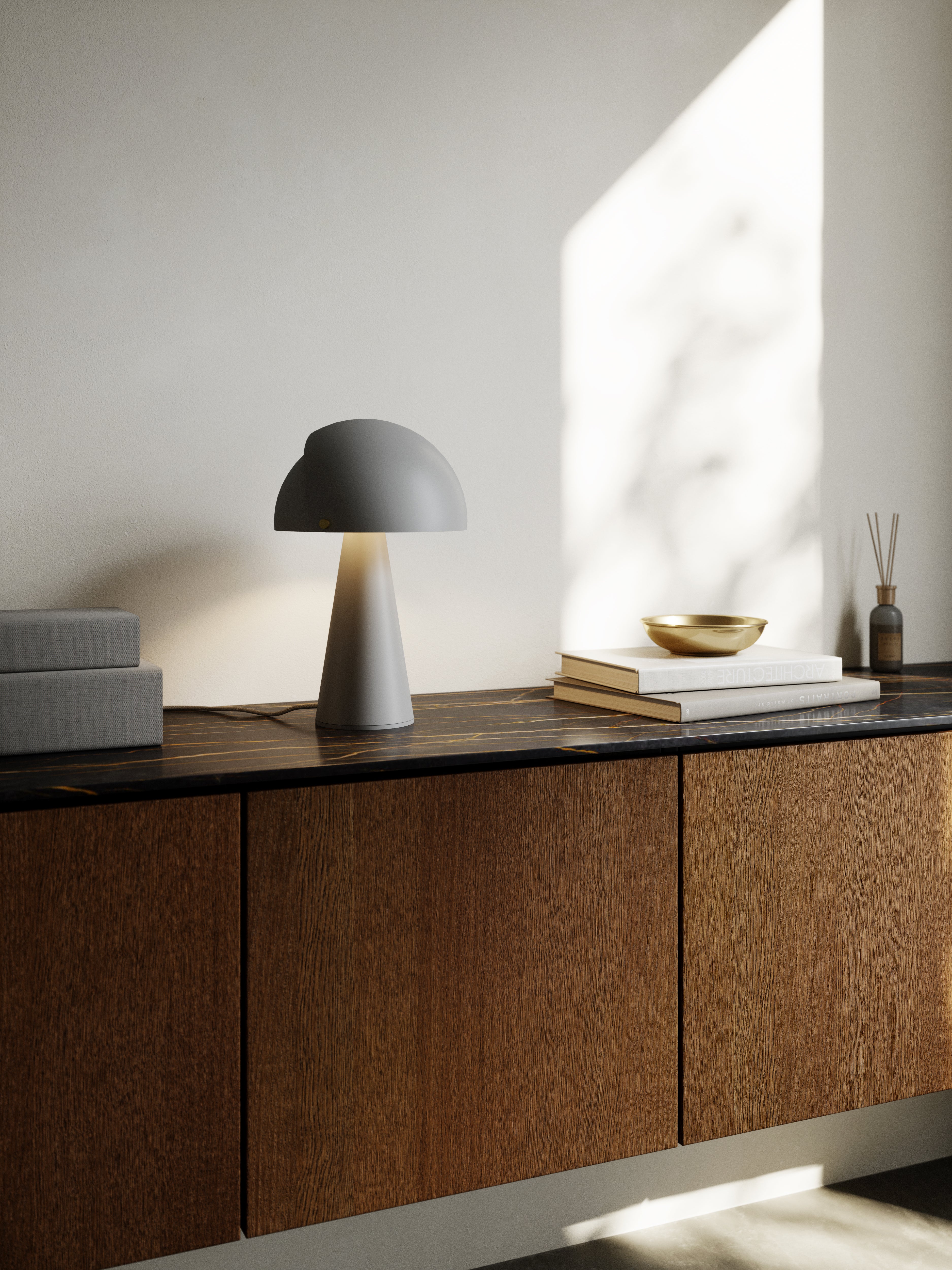 Align grå bordlampe billede 3