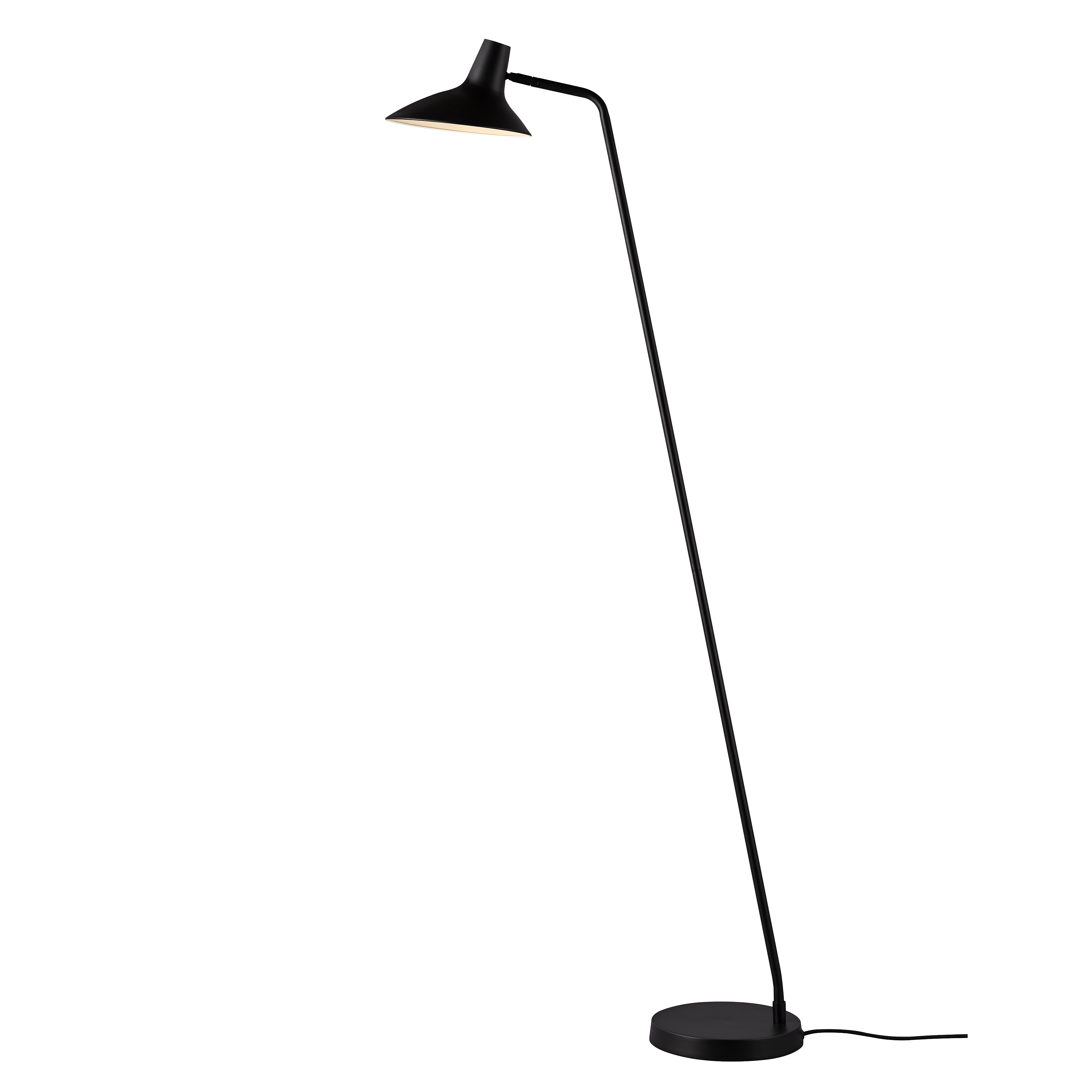 Darci sort gulvlampe billede 1
