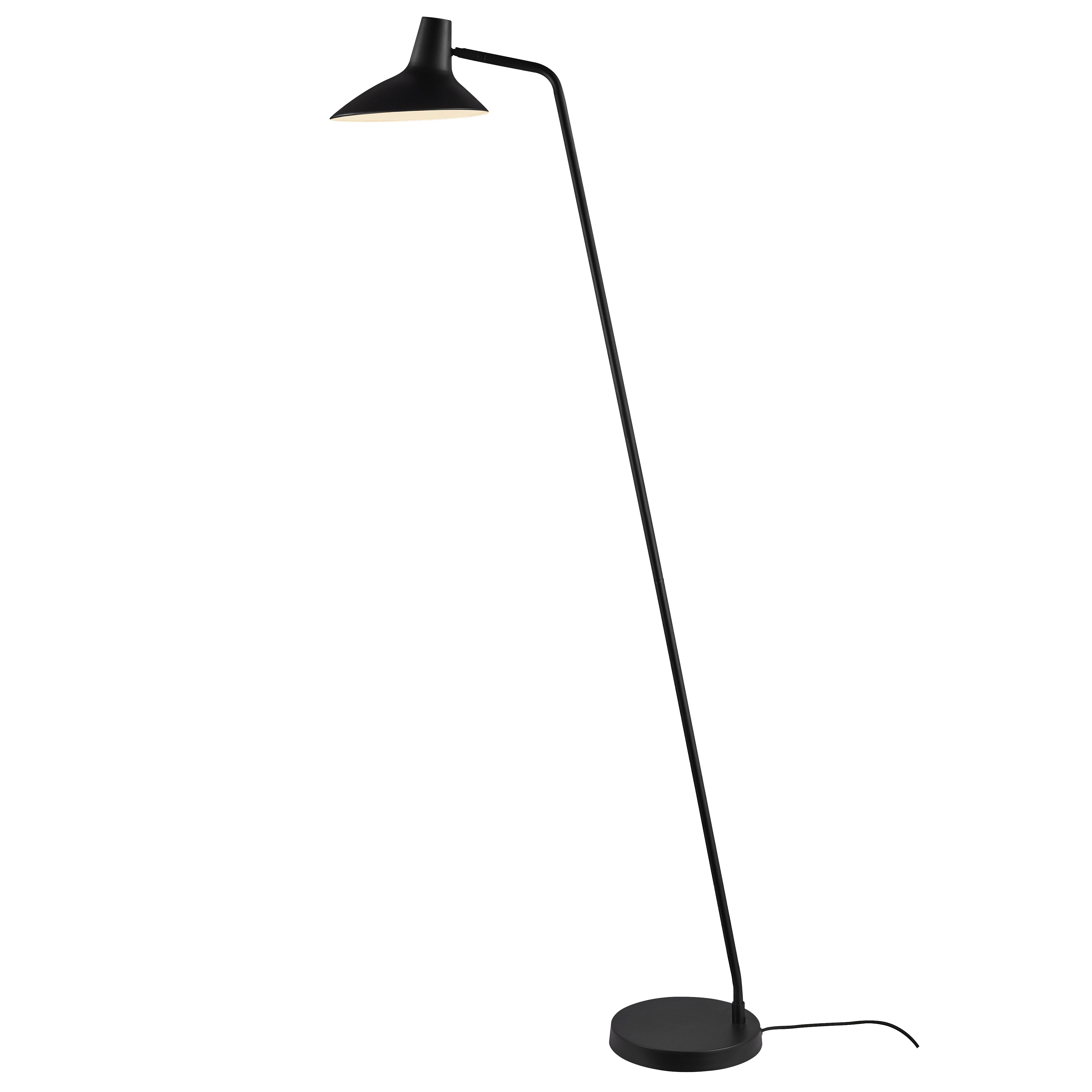 Darci sort gulvlampe billede 2