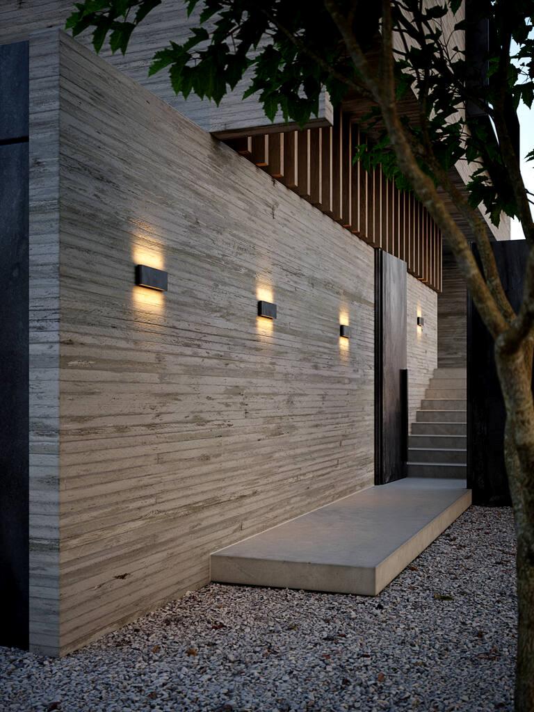 Kinver 26 LED Væglampe Sort billede 3