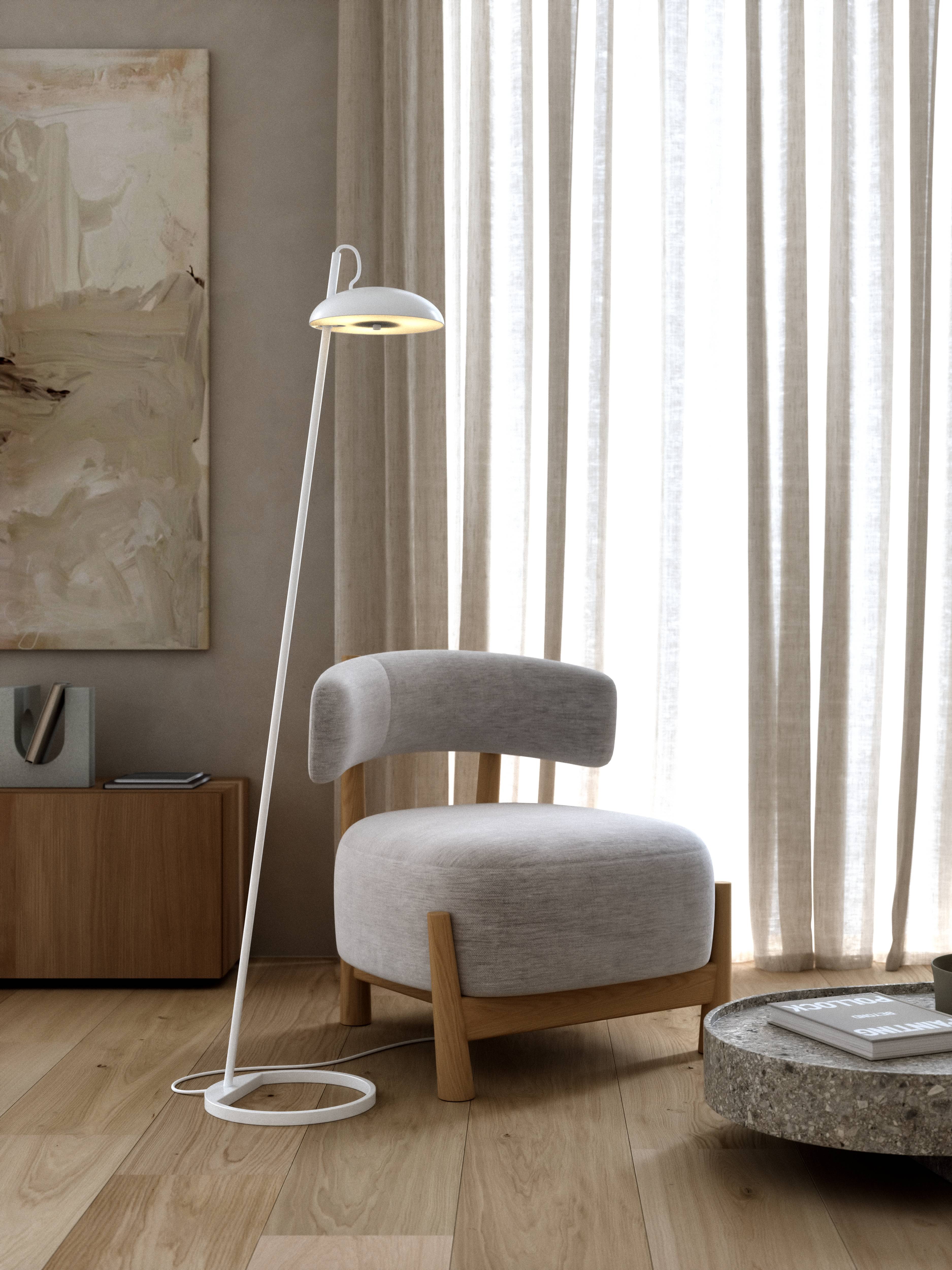 Versale 3 x G9 hvid gulvlampe billede 3