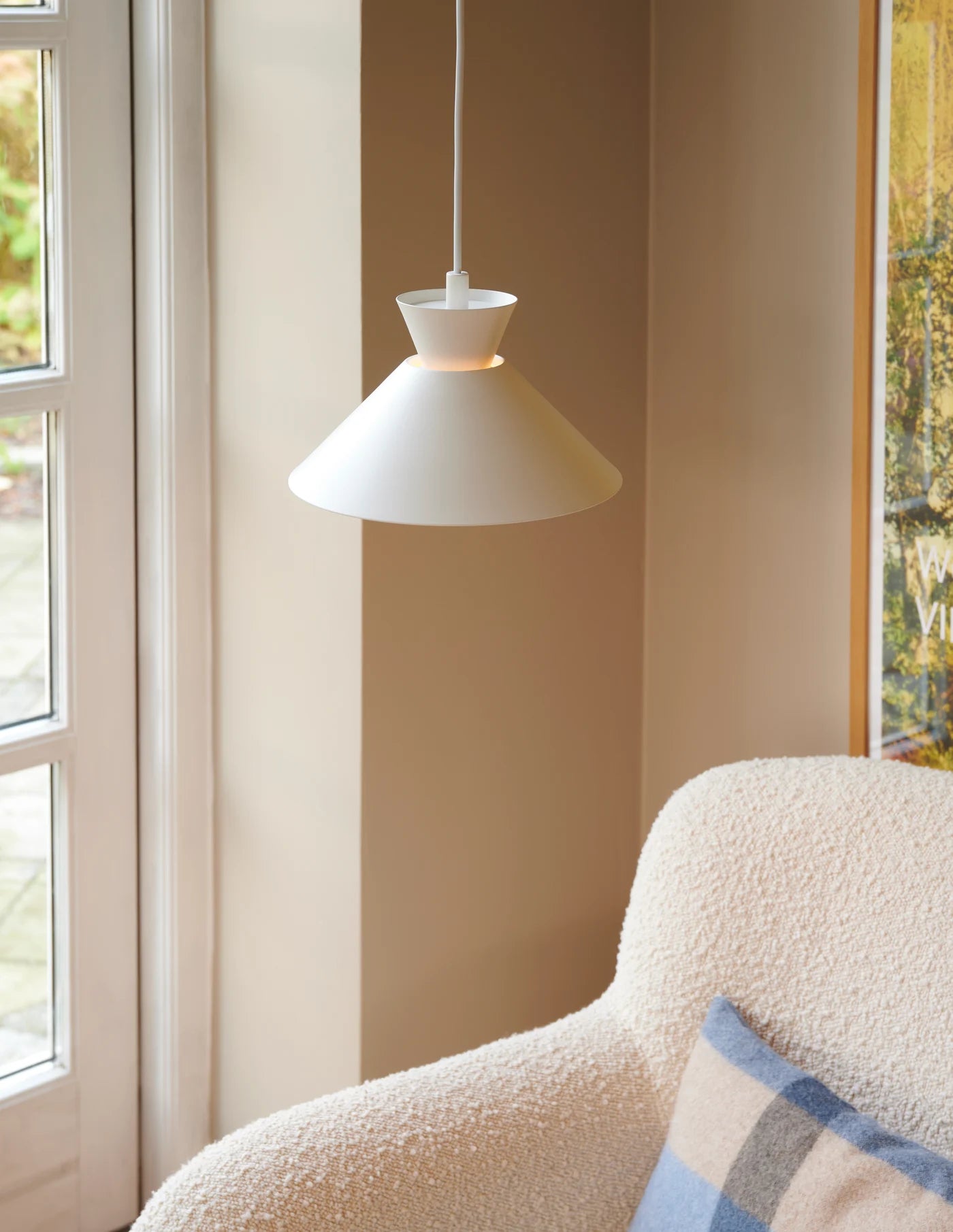 Dial 25 Pendel E27 IP20, Hvid - Nordlux billede 3