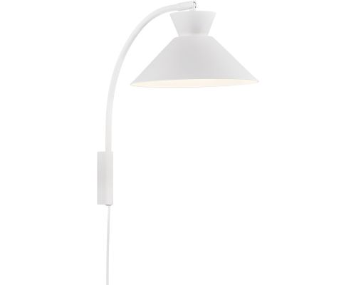 Dial Væglampe E27 IP20, Hvid - Nordlux billede 1