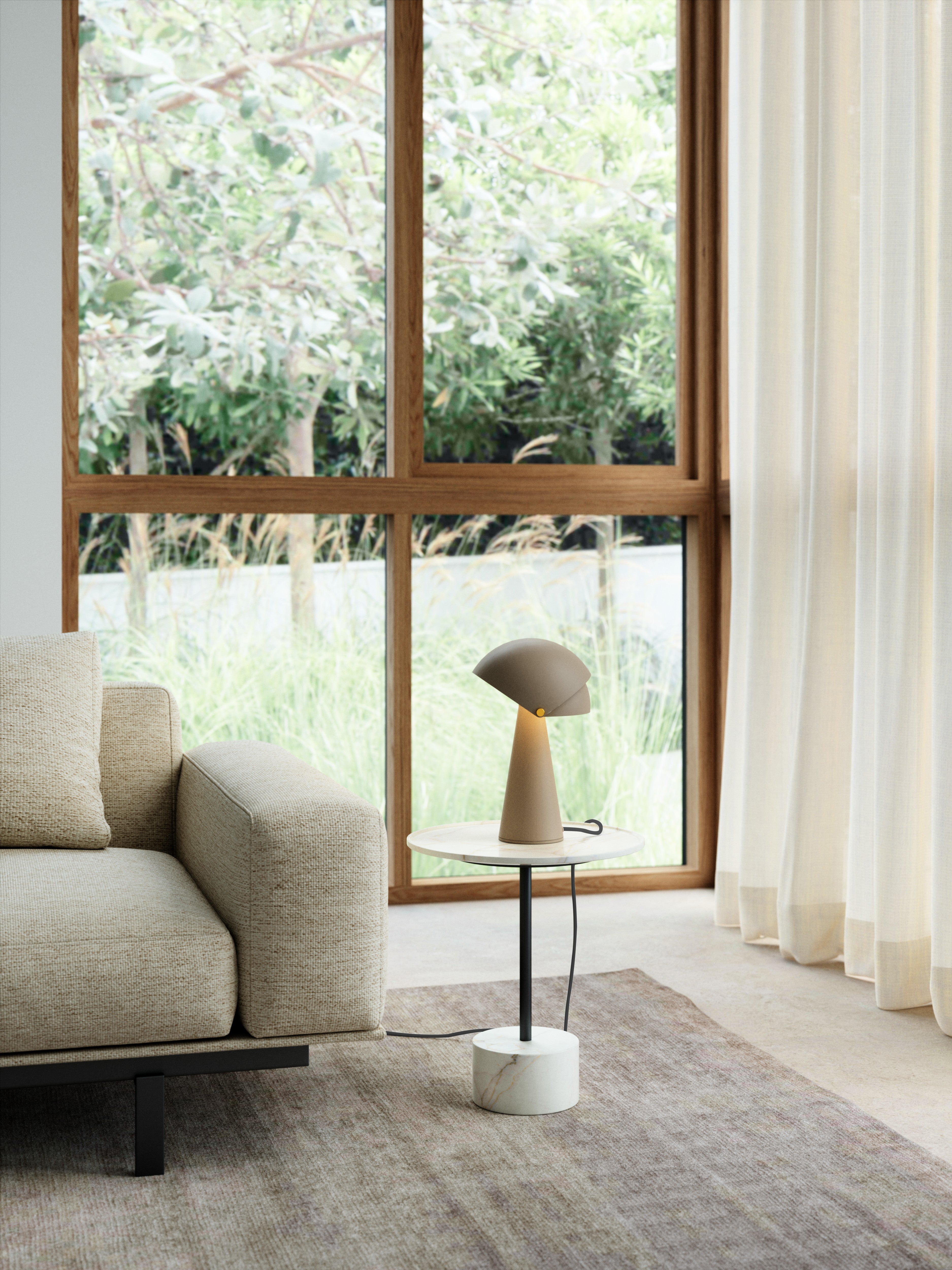 Align brun bordlampe billede 3