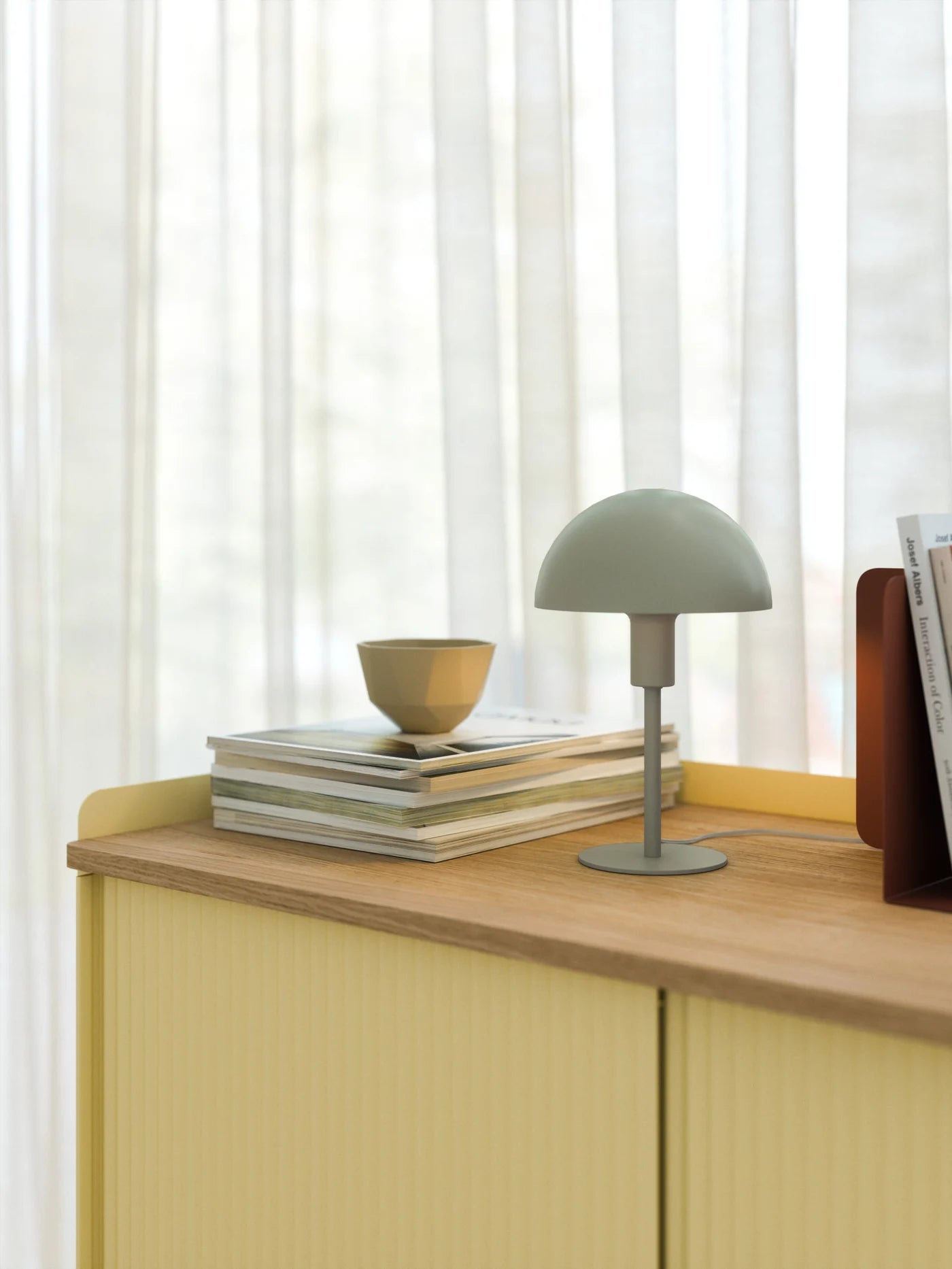 Nordlux - Ellen Mini Bordlampe E14, Støvet grøn billede 3