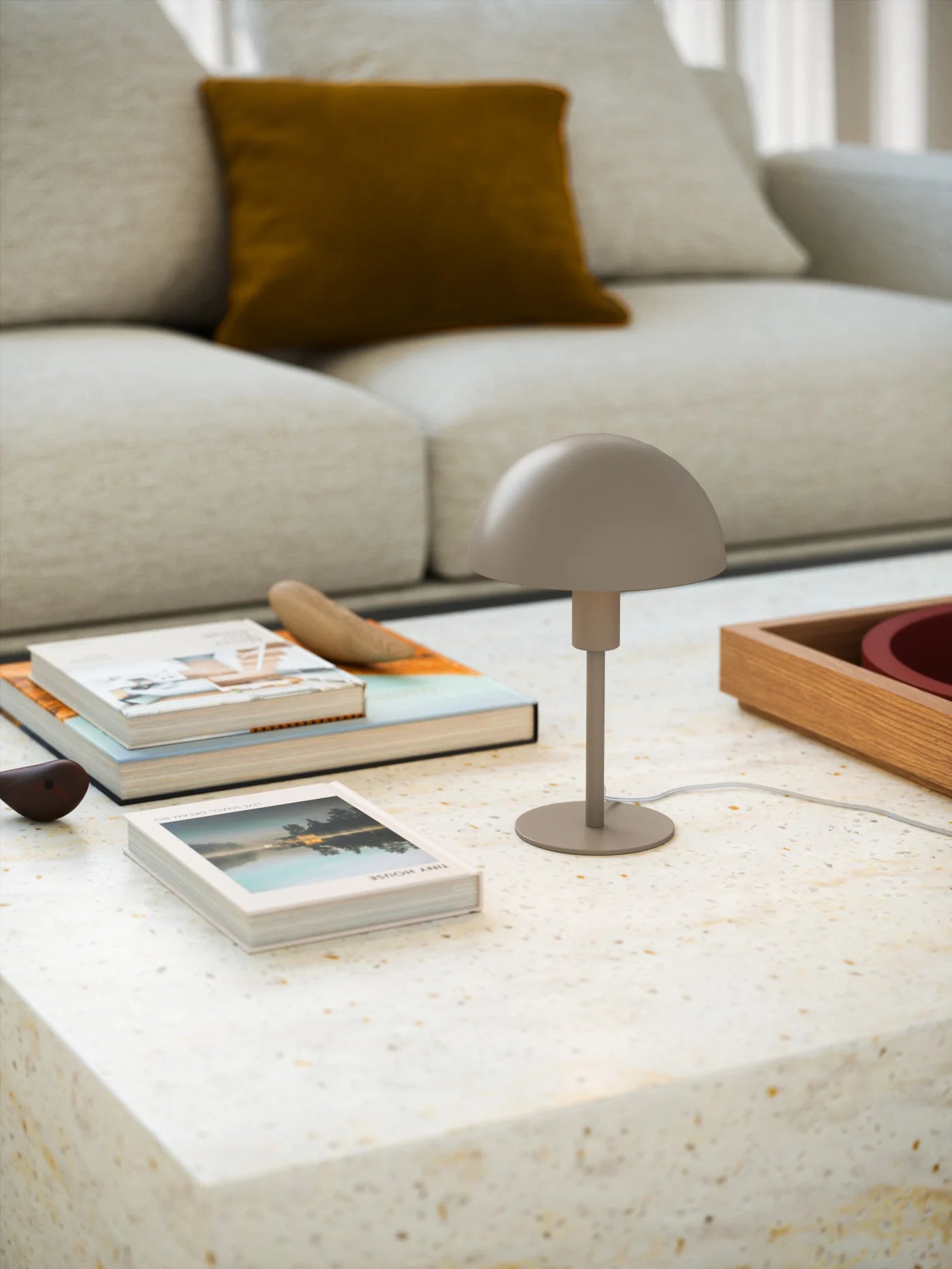 Nordlux - Ellen Mini Bordlampe E14, Beige billede 3