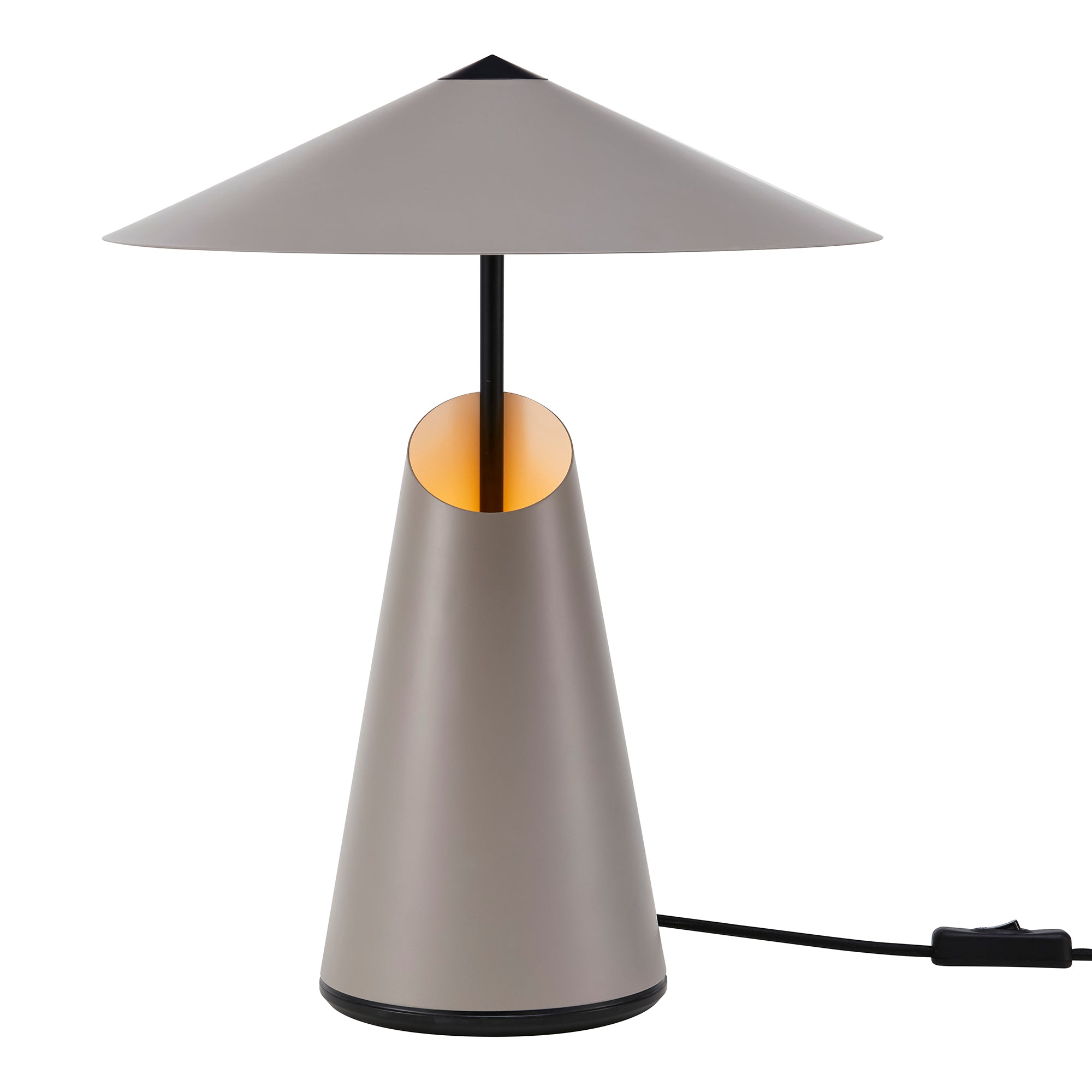 Taido E27 brun bordlampe billede 1