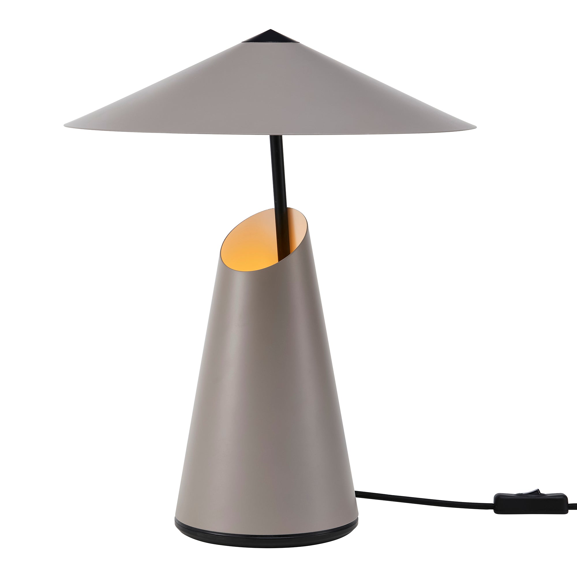 Taido E27 brun bordlampe billede 2
