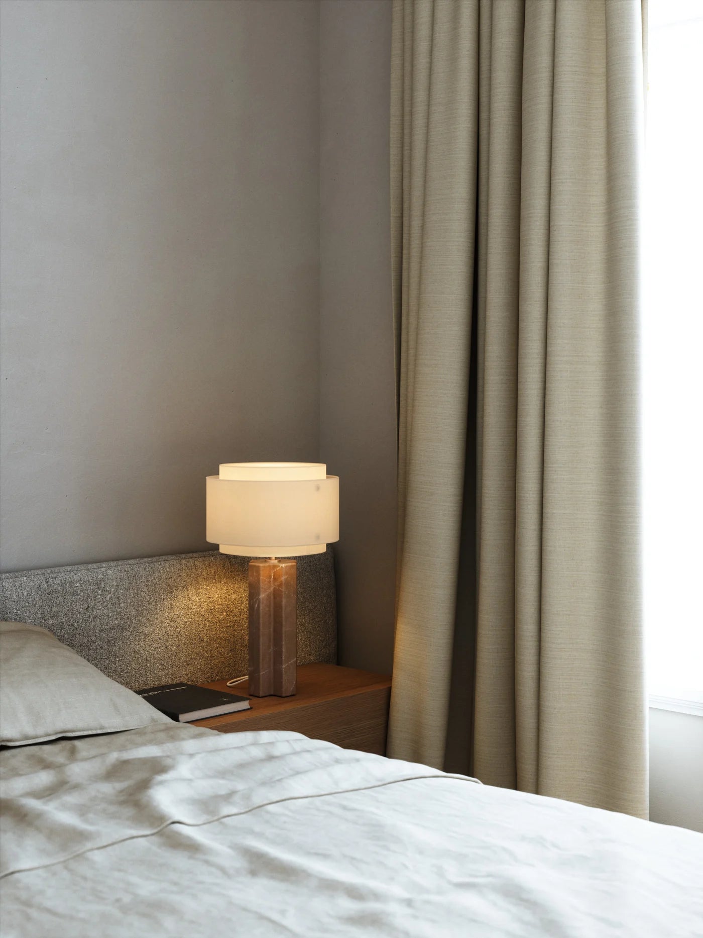 Takai Bordlampe beige billede 2