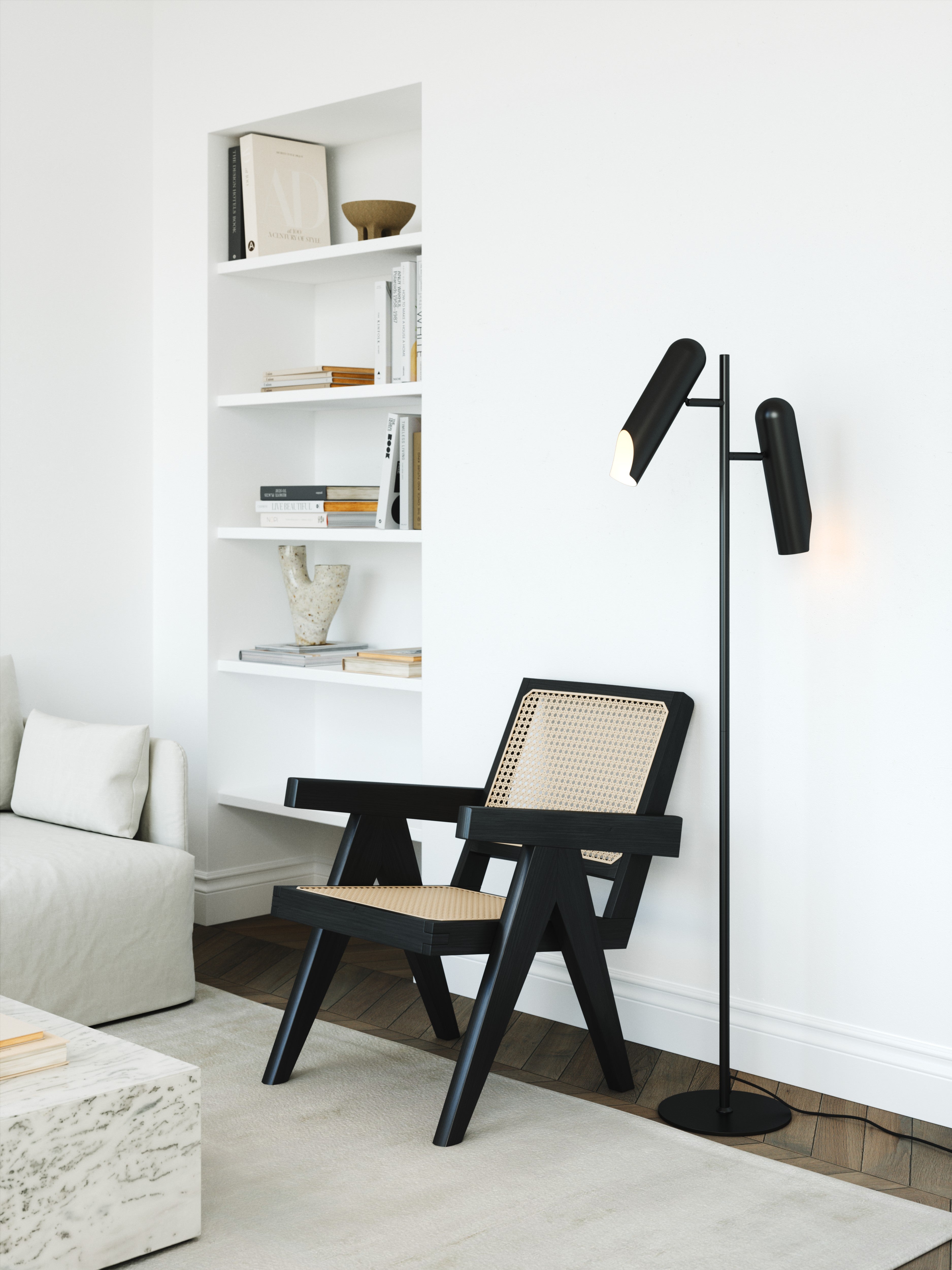 Rochelle 2 x GU10 gulvlampe billede 3