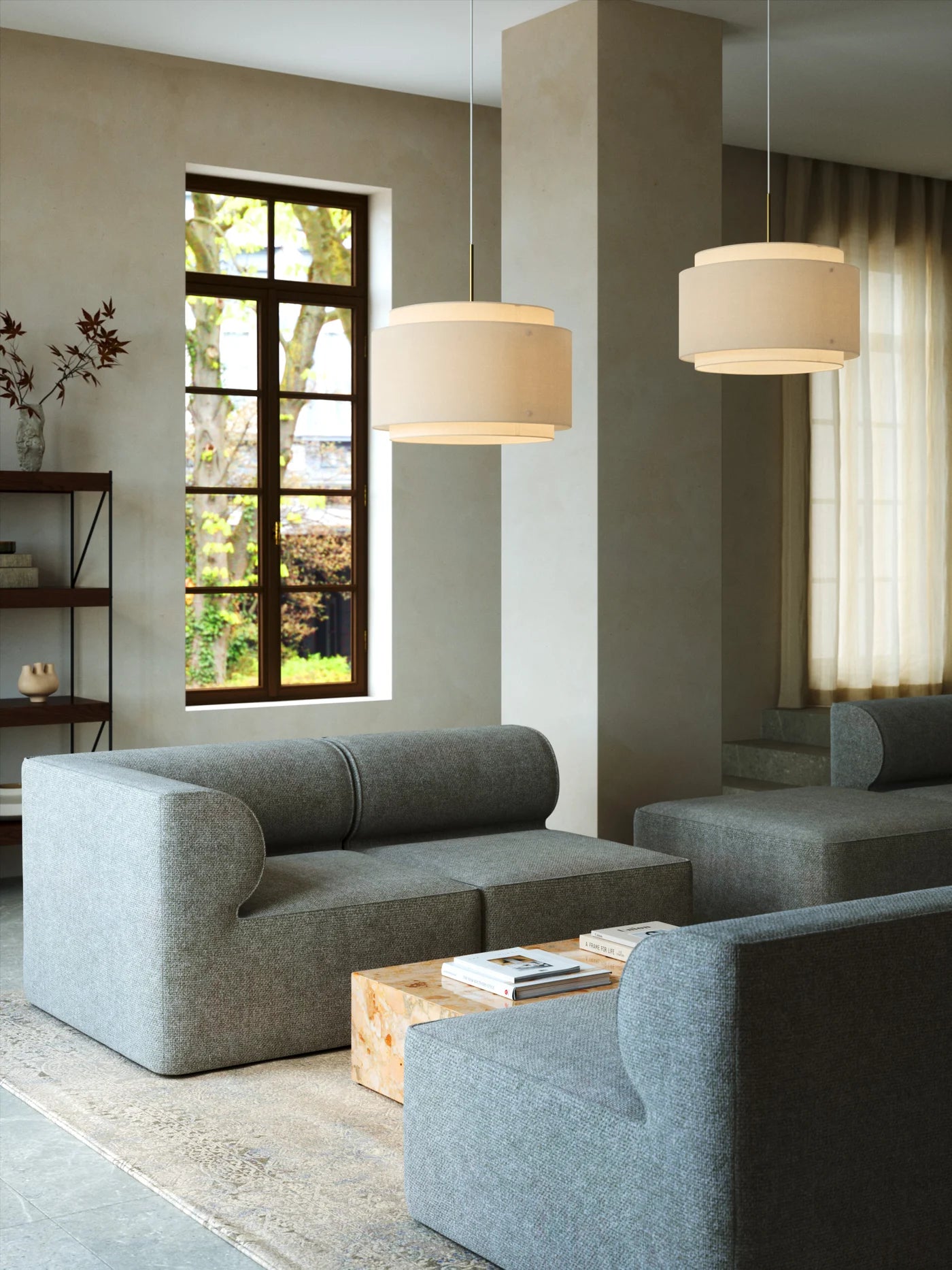 Takai Pendel beige billede 3