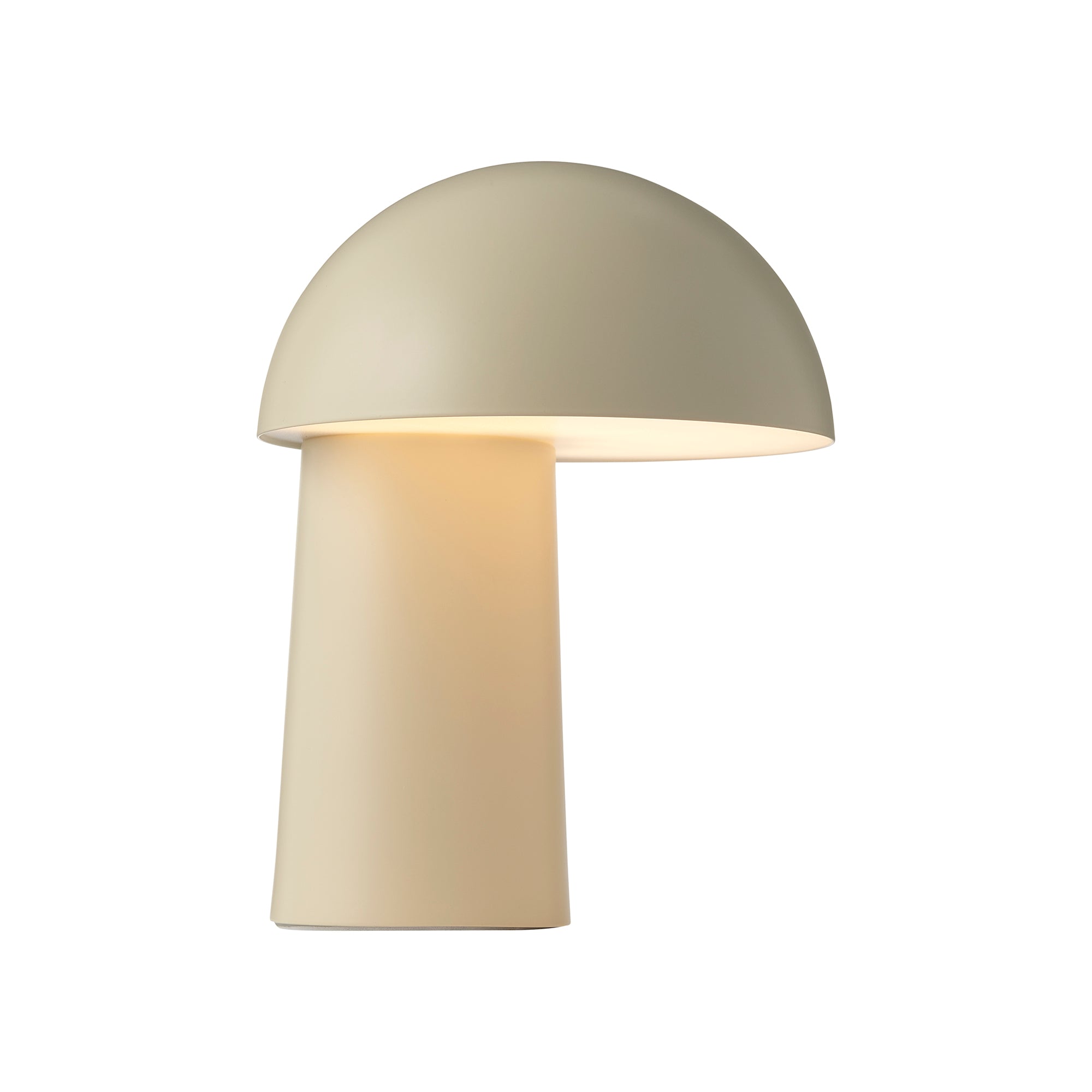Faye Portable beige LED bordlampe billede 1