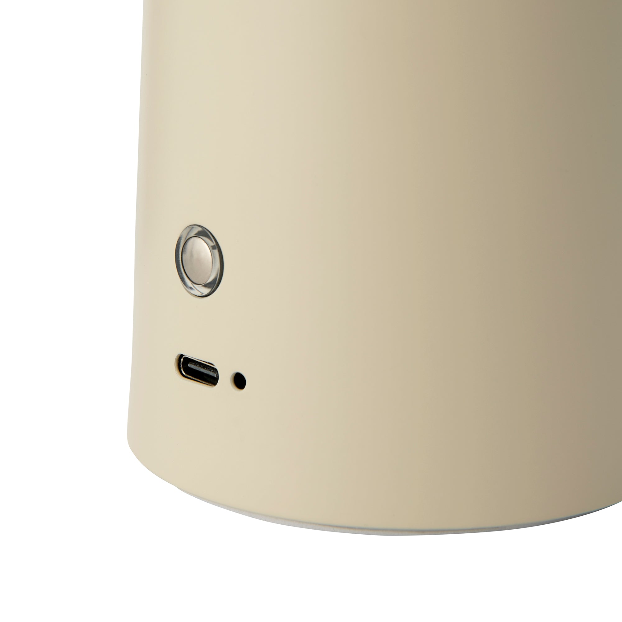Faye Portable beige LED bordlampe billede 2