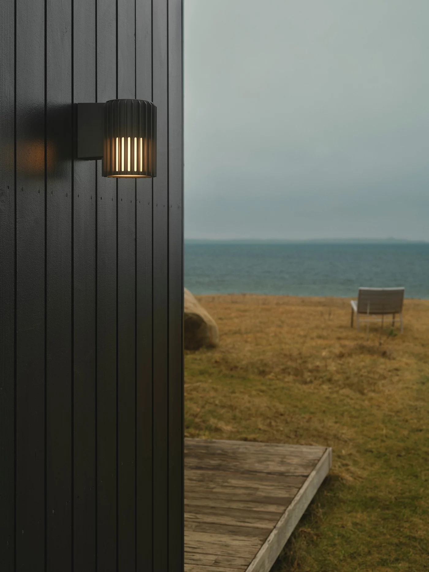 Aludra Seaside væglampe antracit billede 4