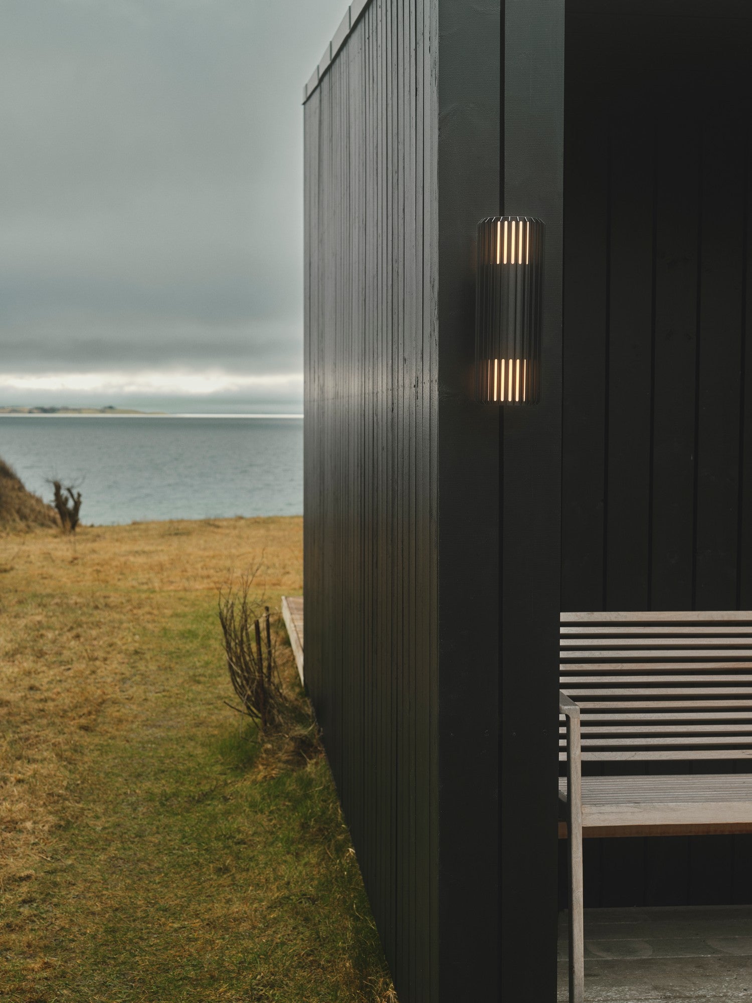 Aludra Seaside Double væglampe antracit billede 4