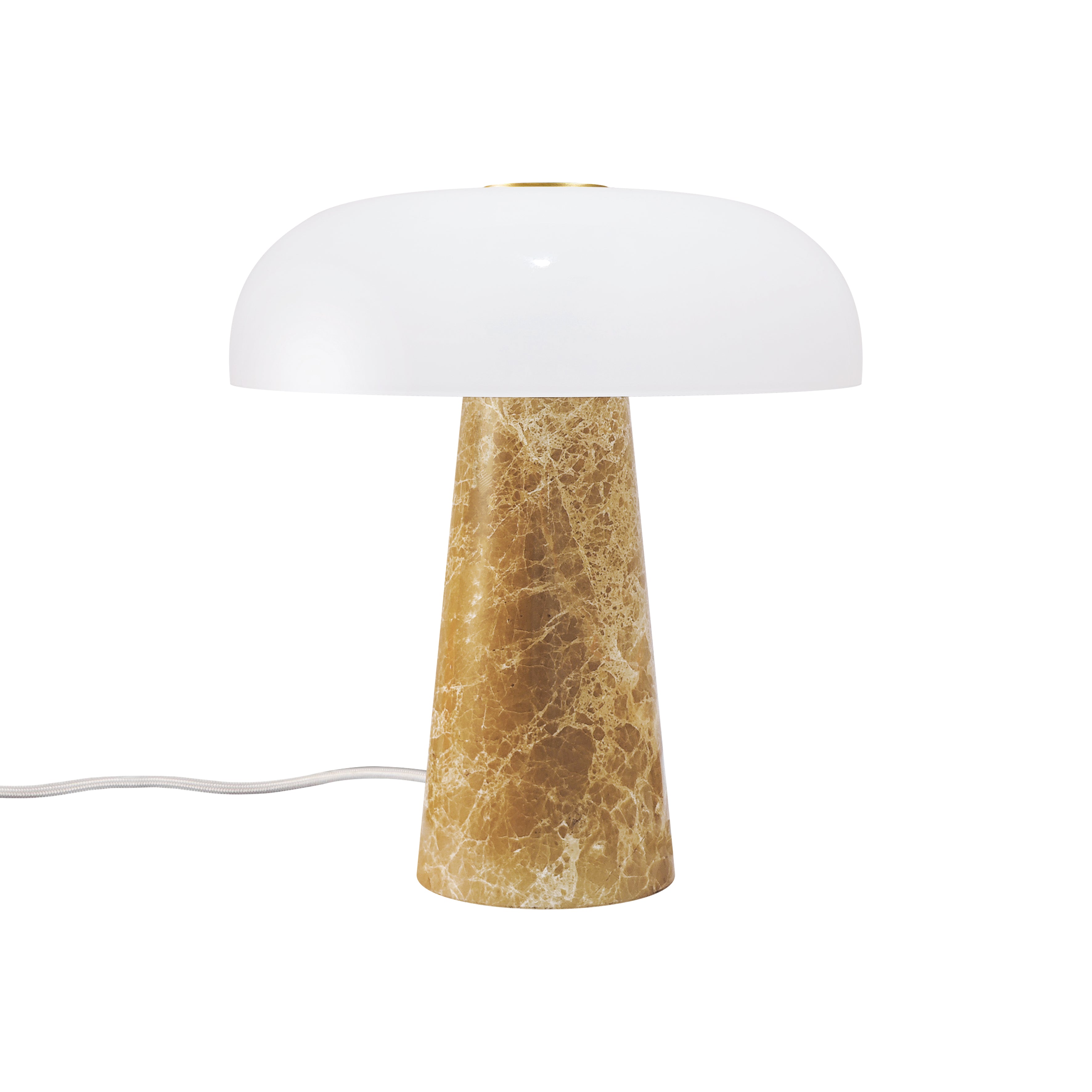 Glossy Mini Bordlampe Beige billede 4