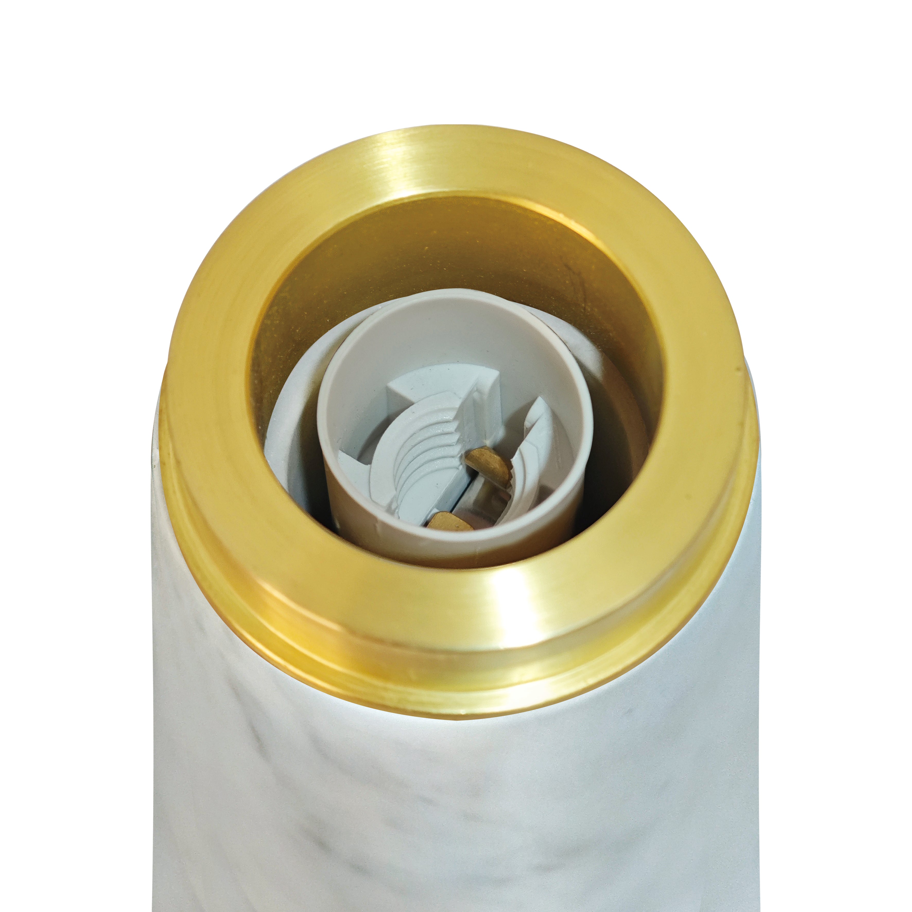 Glossy Mini Bordlampe Hvid billede 4