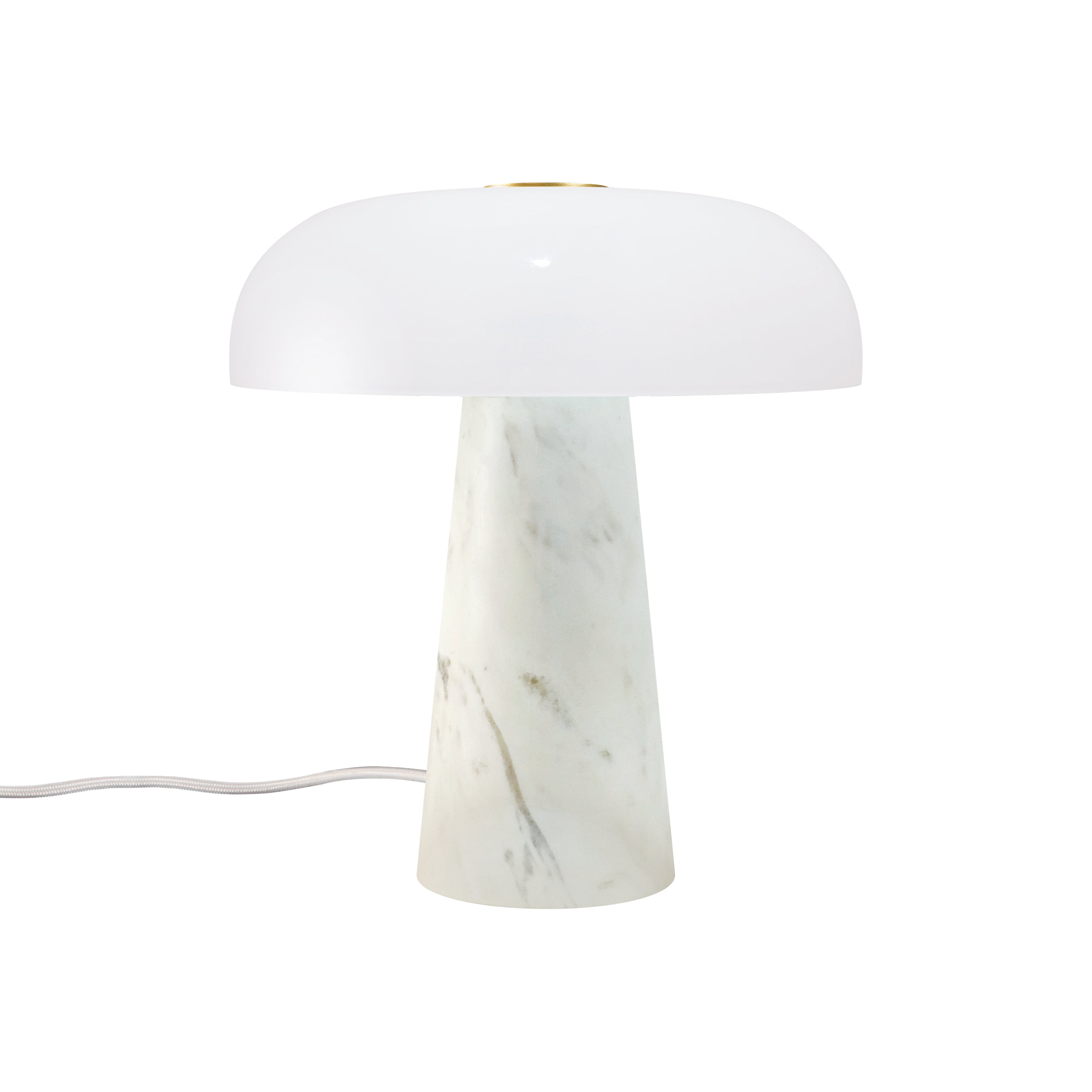 Glossy Mini Bordlampe Hvid billede 2