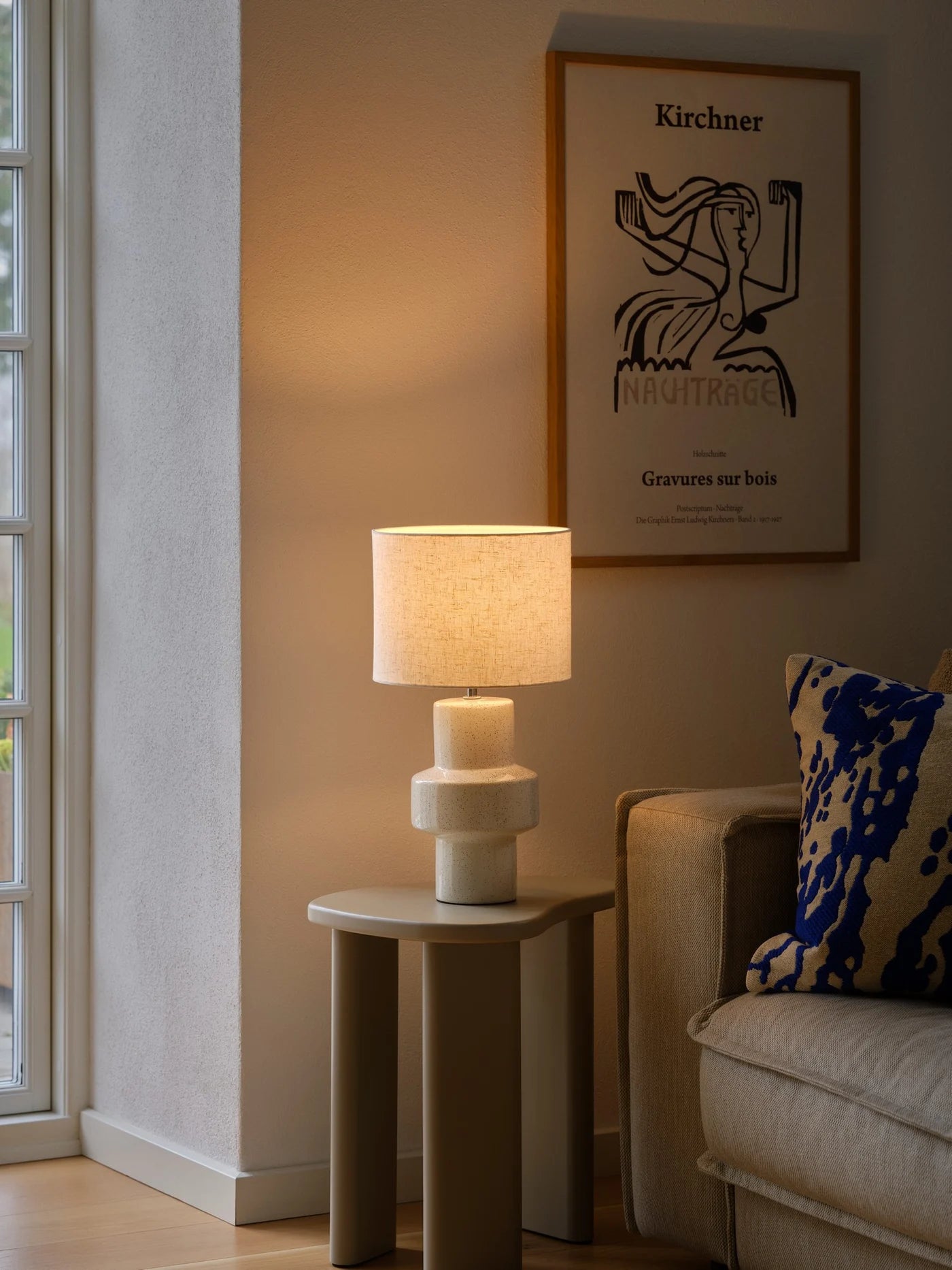 Nordlux Dugan Bordlampe Beige billede 3
