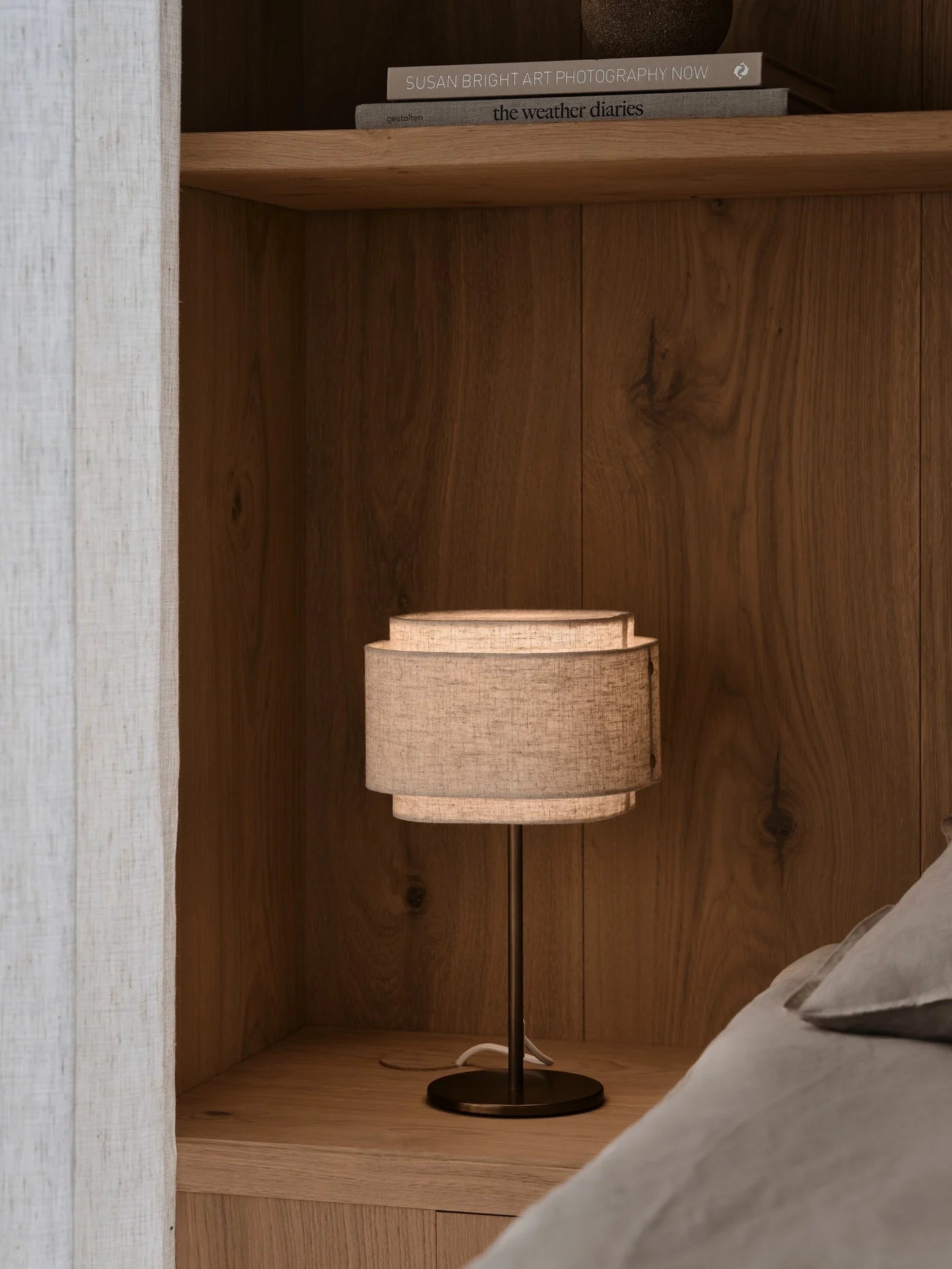 Takai Bordlampe Beige billede 4