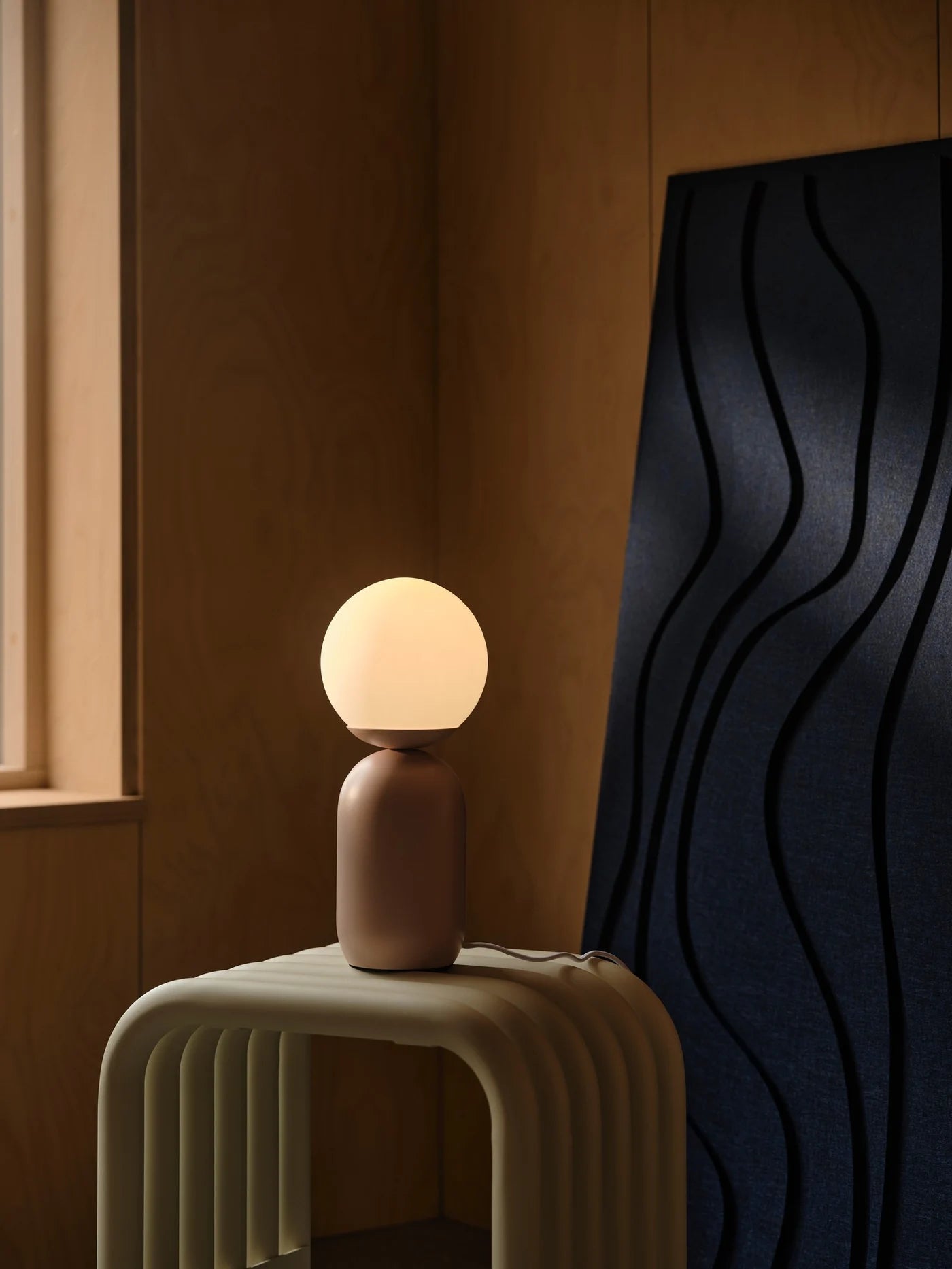 Nordlux Notti Bordlampe Støvet Rosa billede 3