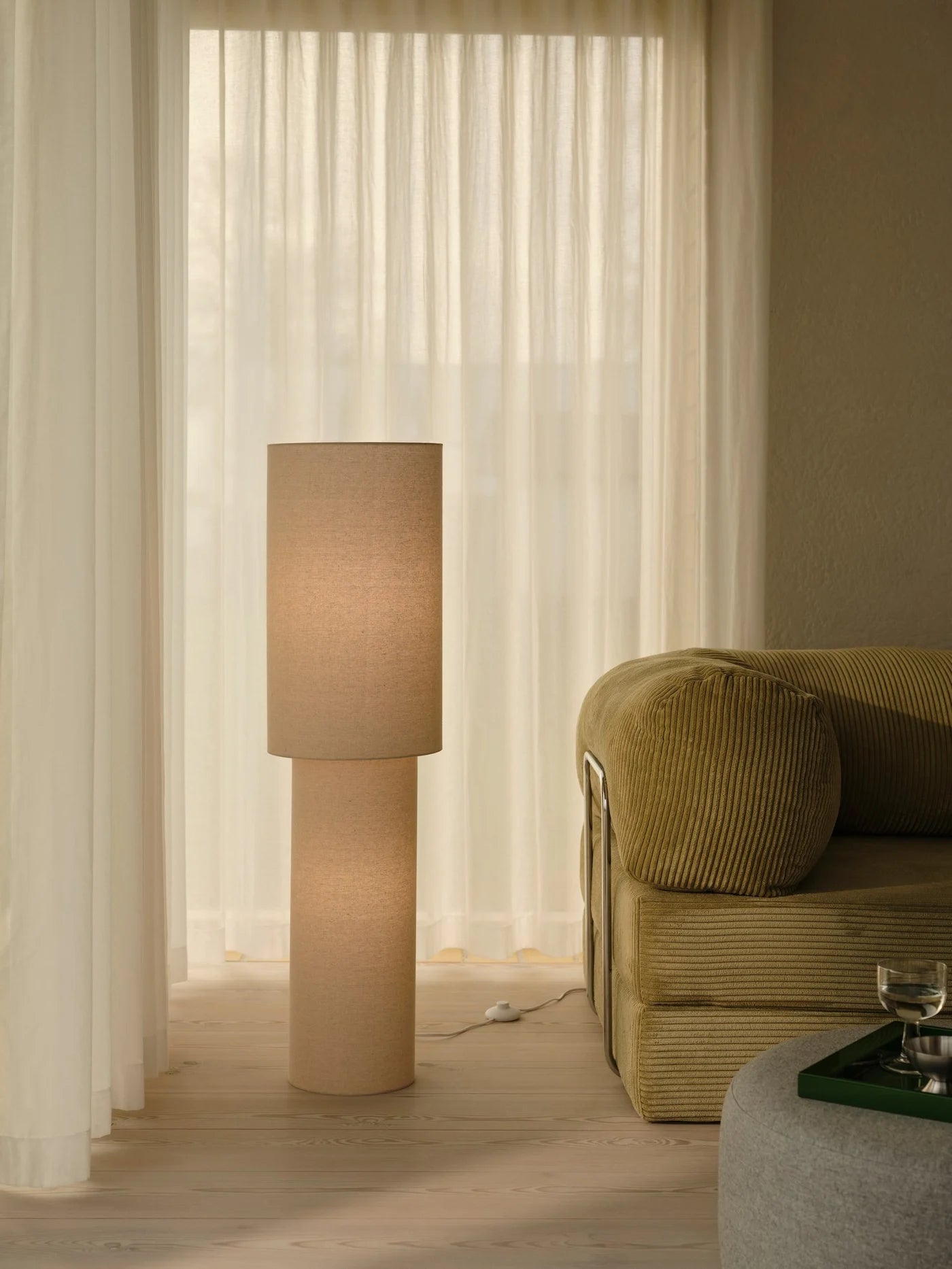Nordlux Izara 110 Gulvlampe Beige billede 3