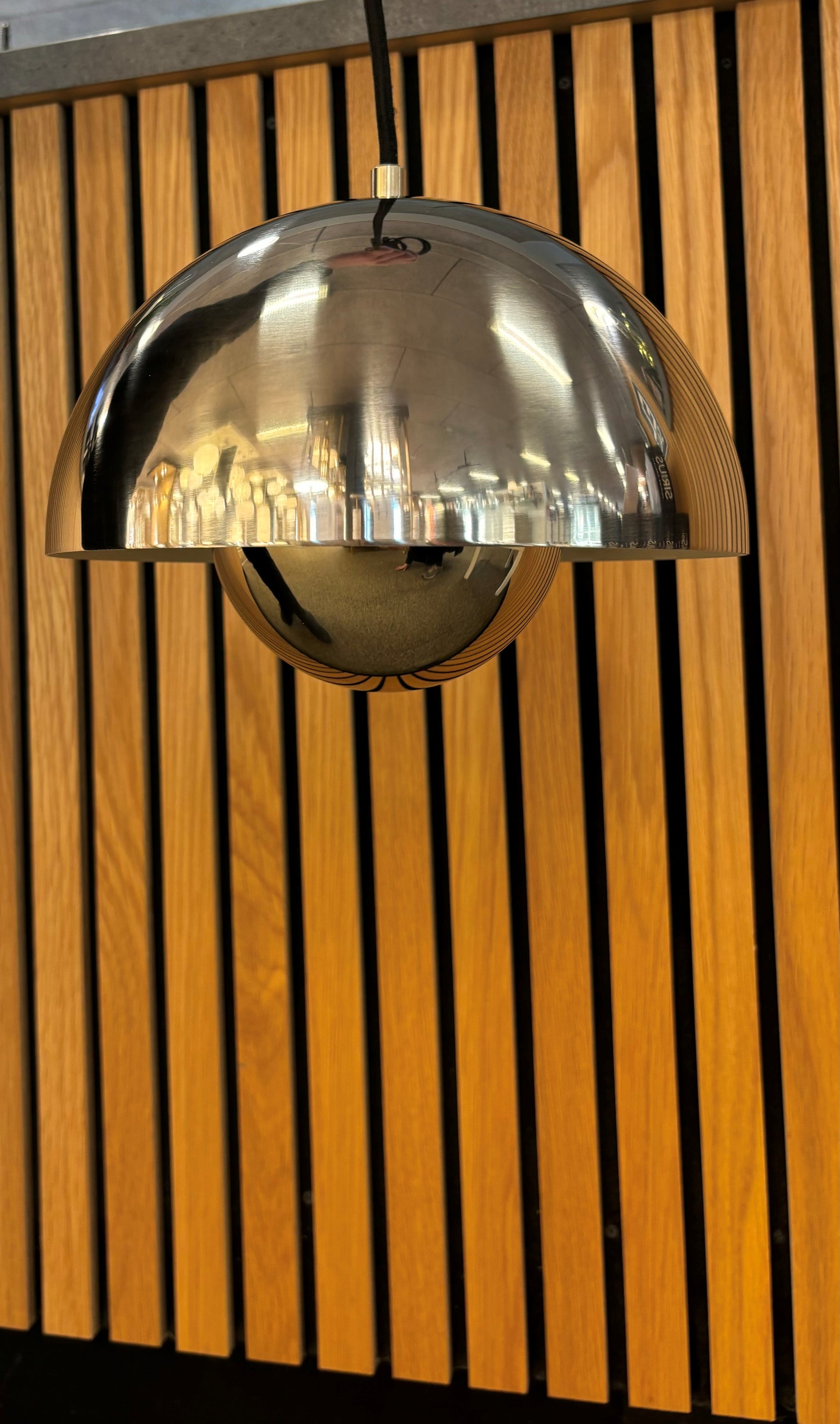 Flowerpot Pendel VP1 Poleret Rustfrit Stål billede 3