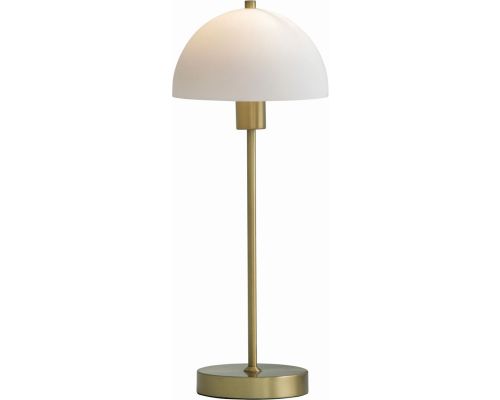 Herstal Vienda messing/hvid bordlampe billede 1