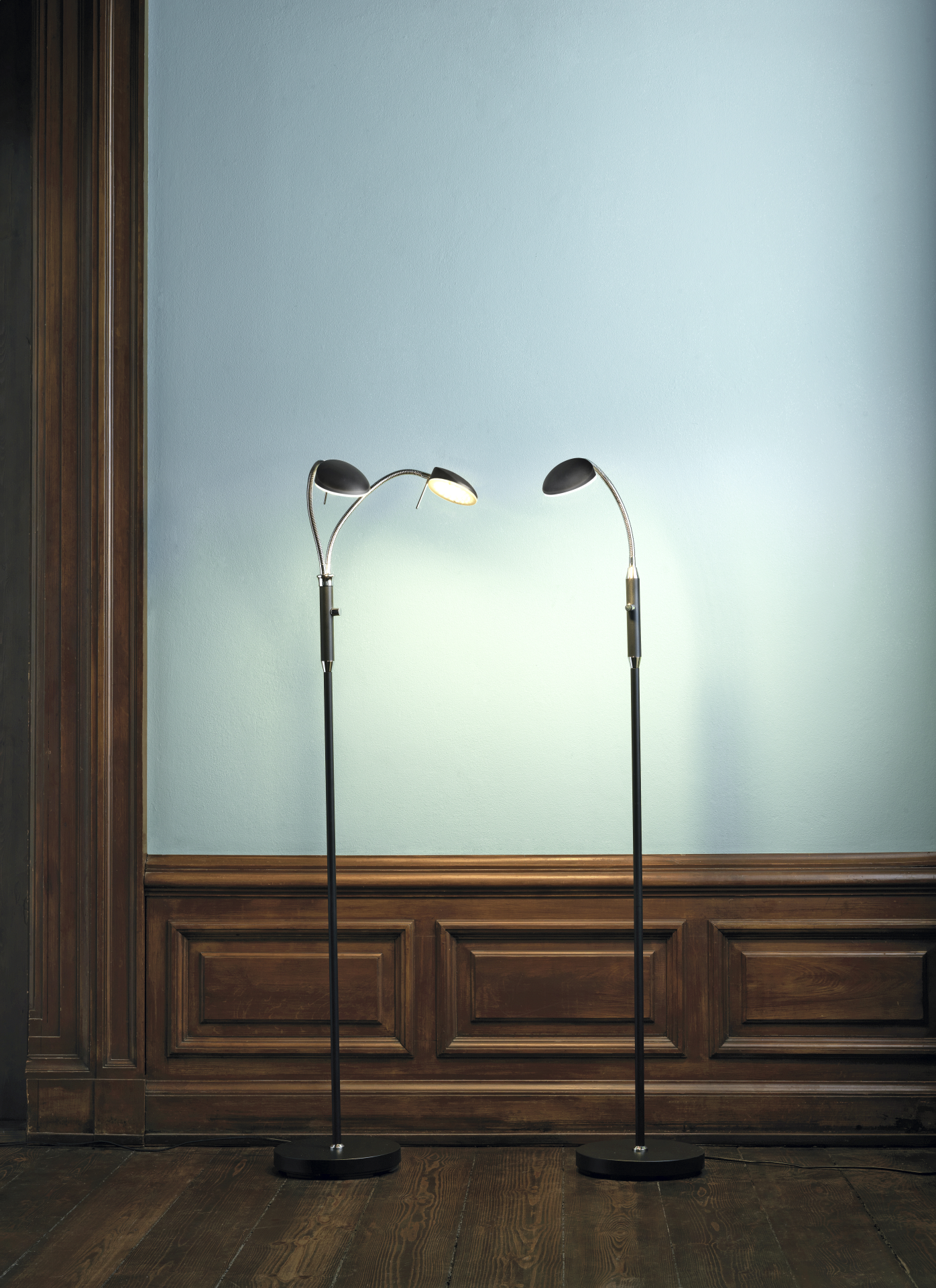 Vegas Gulvlampe LED Sort 1 arm - Halo Design billede 3
