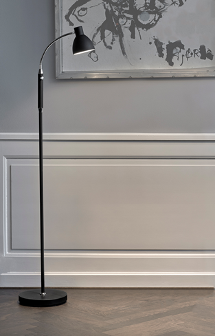 Hudson Gulvlampe LED Sort - Halo Design billede 3