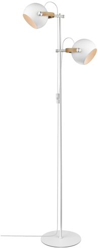 DC Gulvlampe Hvid Ø18 2 arme - Halo Design billede 1