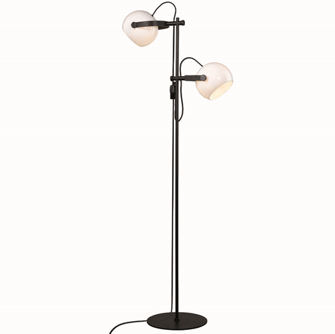 DC Gulvlampe Opal Ø18 2 arme - Halo Design billede 1