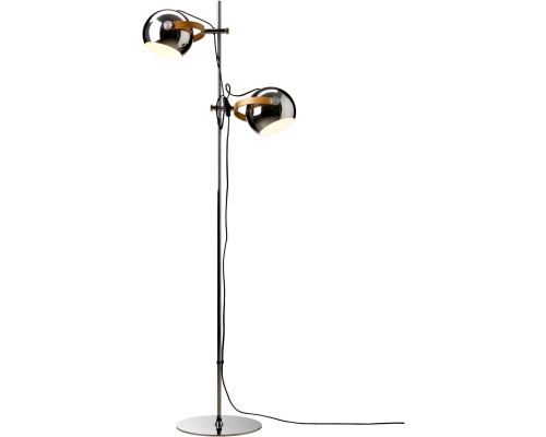 DC 2-Arm Gulvlampe Ø18 Krom billede 2