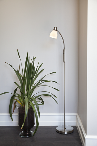 Hudson Gulvlampe LED Opal 1 arm - Halo Design billede 4