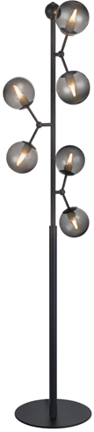 Atom Gulvlampe Smoke Ø37 - Halo Design billede 2