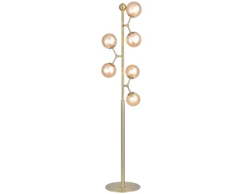 Atom Gulvlampe Antik Messing Ø37 - Halo Design billede 2